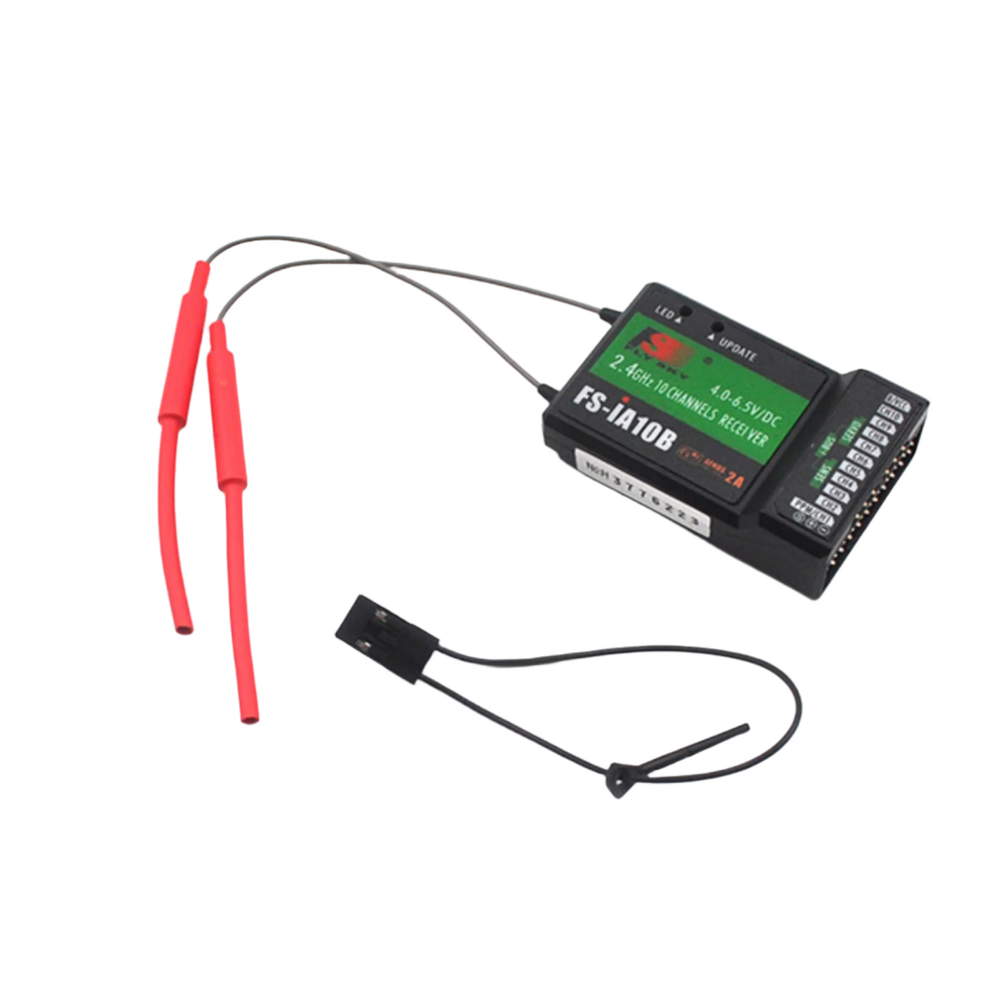 FlySky FS-i6S 10CH Remote Control 2.4G 10CH AFHDS Radio System With FS-IA10B Receiver RC Transmitter and Cell Phone Holder