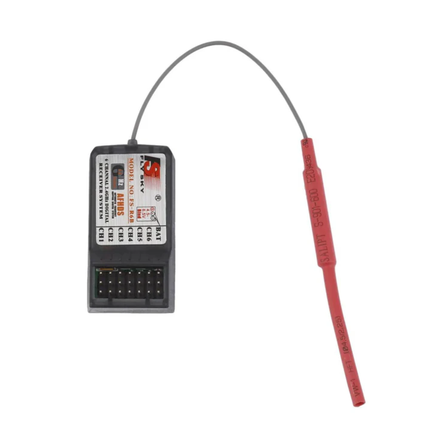 FlySky FS-R6B 6CH 2.4Ghz RC Receiver Compatible With TH9X FS-CT6B Receiver For RC Airplane Drone - RS4402