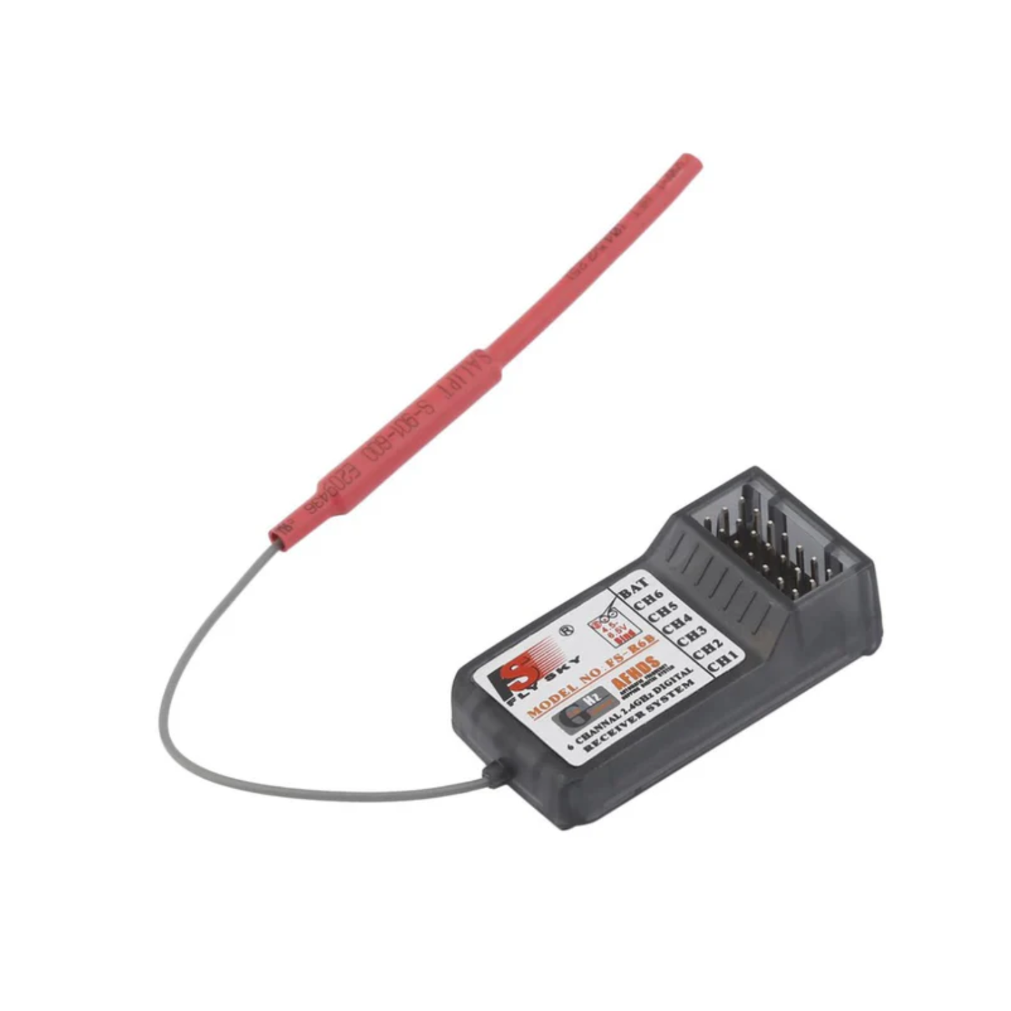 FlySky FS-R6B 6CH 2.4Ghz RC Receiver Compatible With TH9X FS-CT6B Receiver For RC Airplane Drone - RS4402