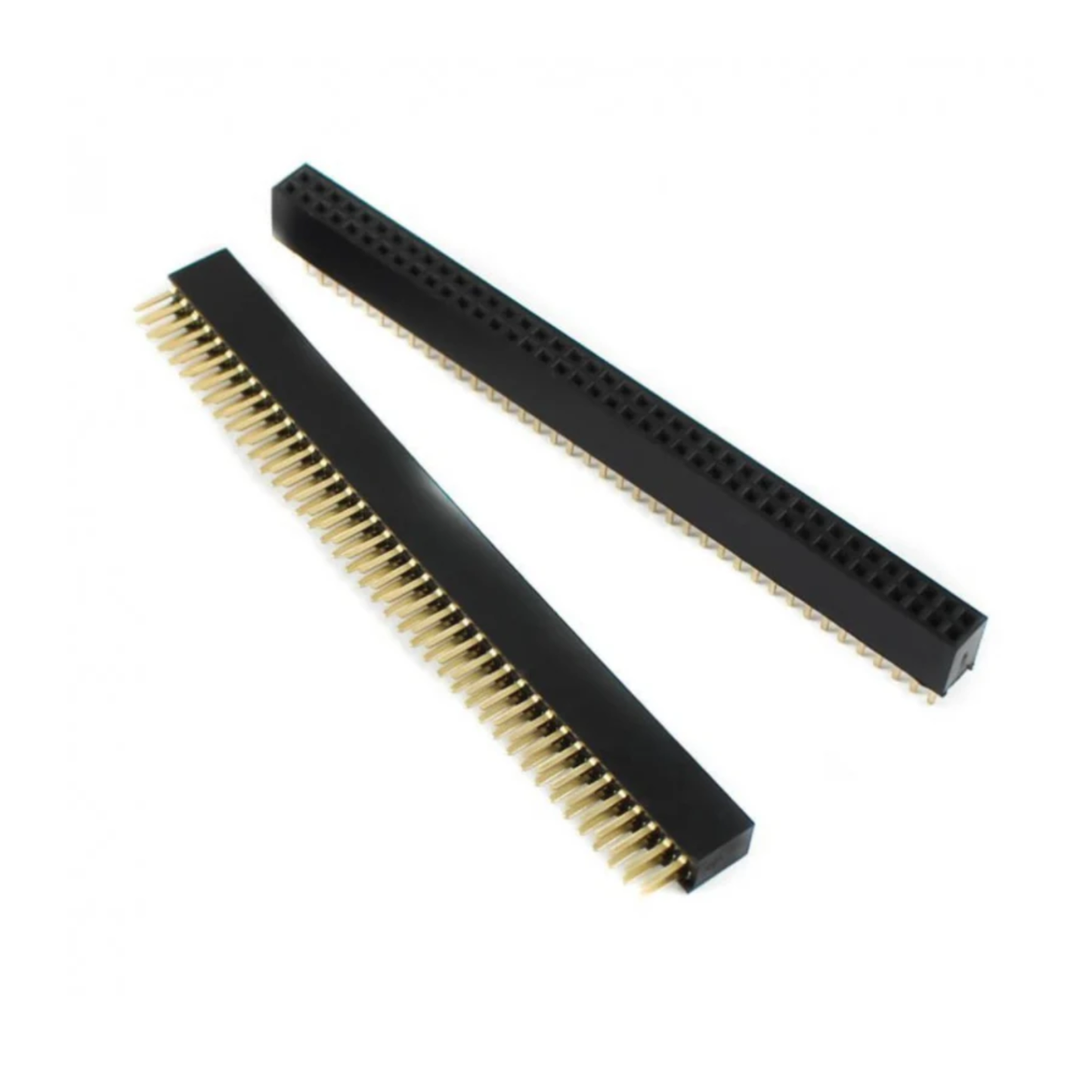 1.27mm Pitch, 2x40 Male Double Row Header
