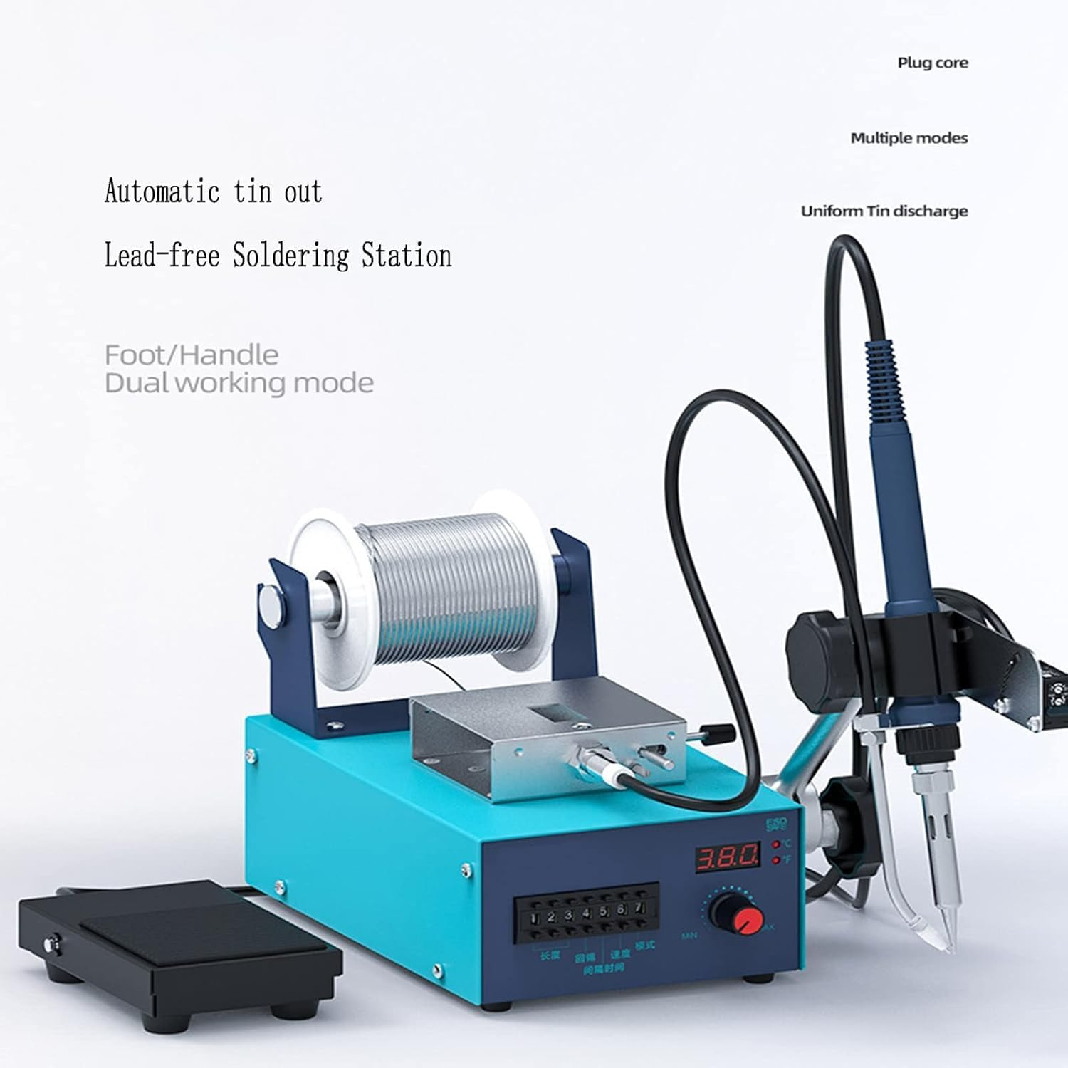 BK375B+ Soldering Station With Auto Feeder Function