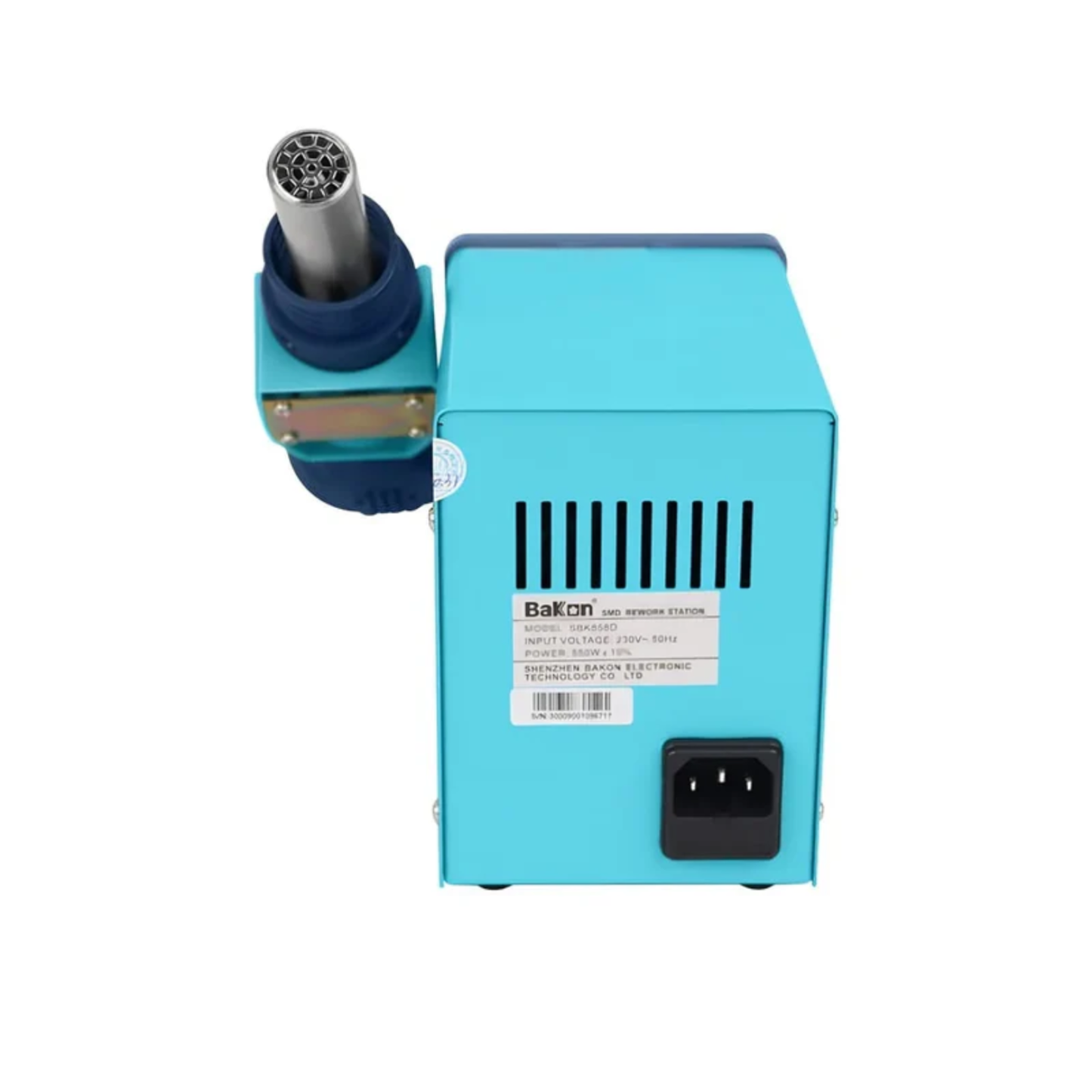Bakon SBK858D Professional Hot Air Rework Station With Intelligent Digital Temperature Control For Electronic Soldering & Desoldering