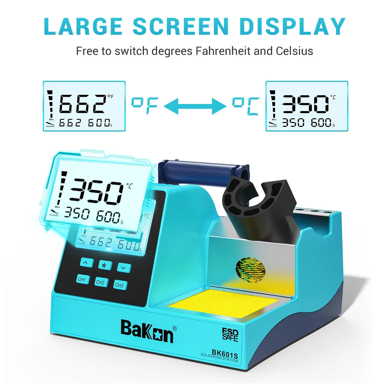 BAKON BK601S 90W Digital Soldering Station