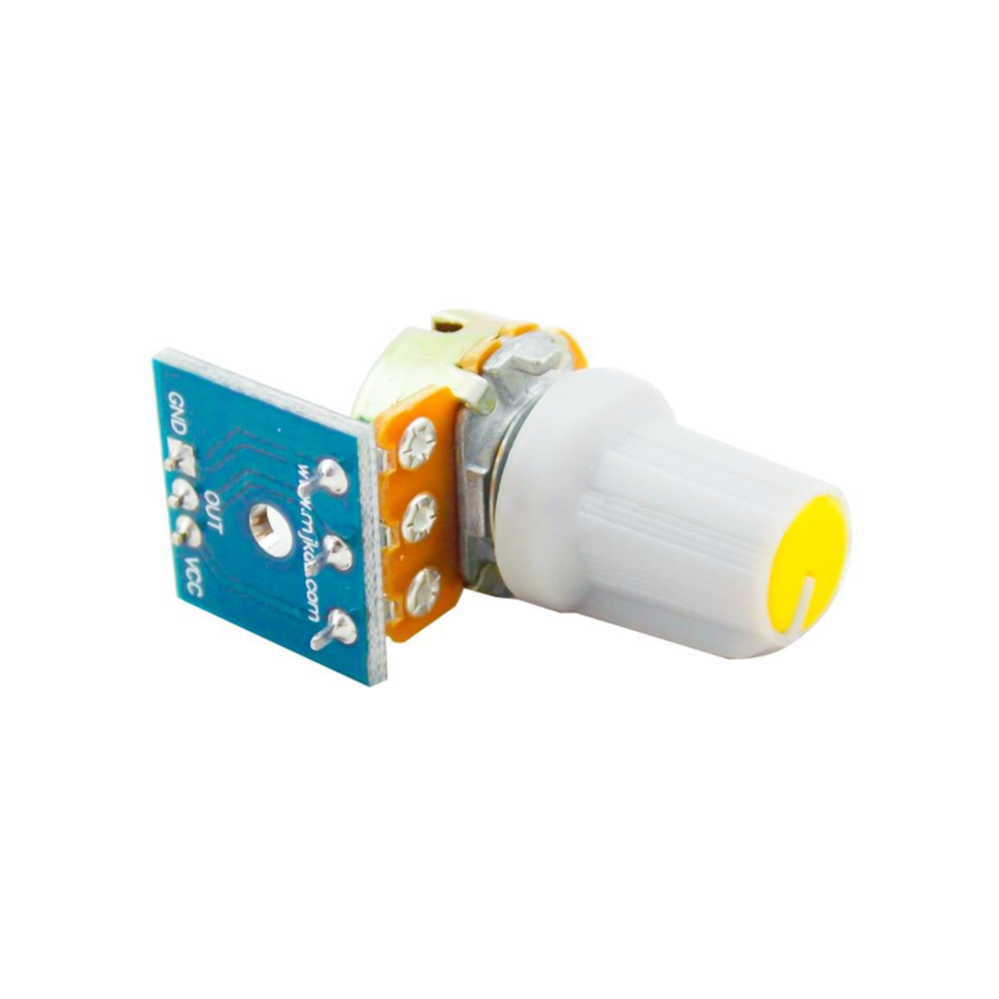 10K Potentiometer Module Adjustable Resistance Rotary Knob with 3-Pin Interface for Arduino, Raspberry Pi, and DIY Electronics Projects-RS6595