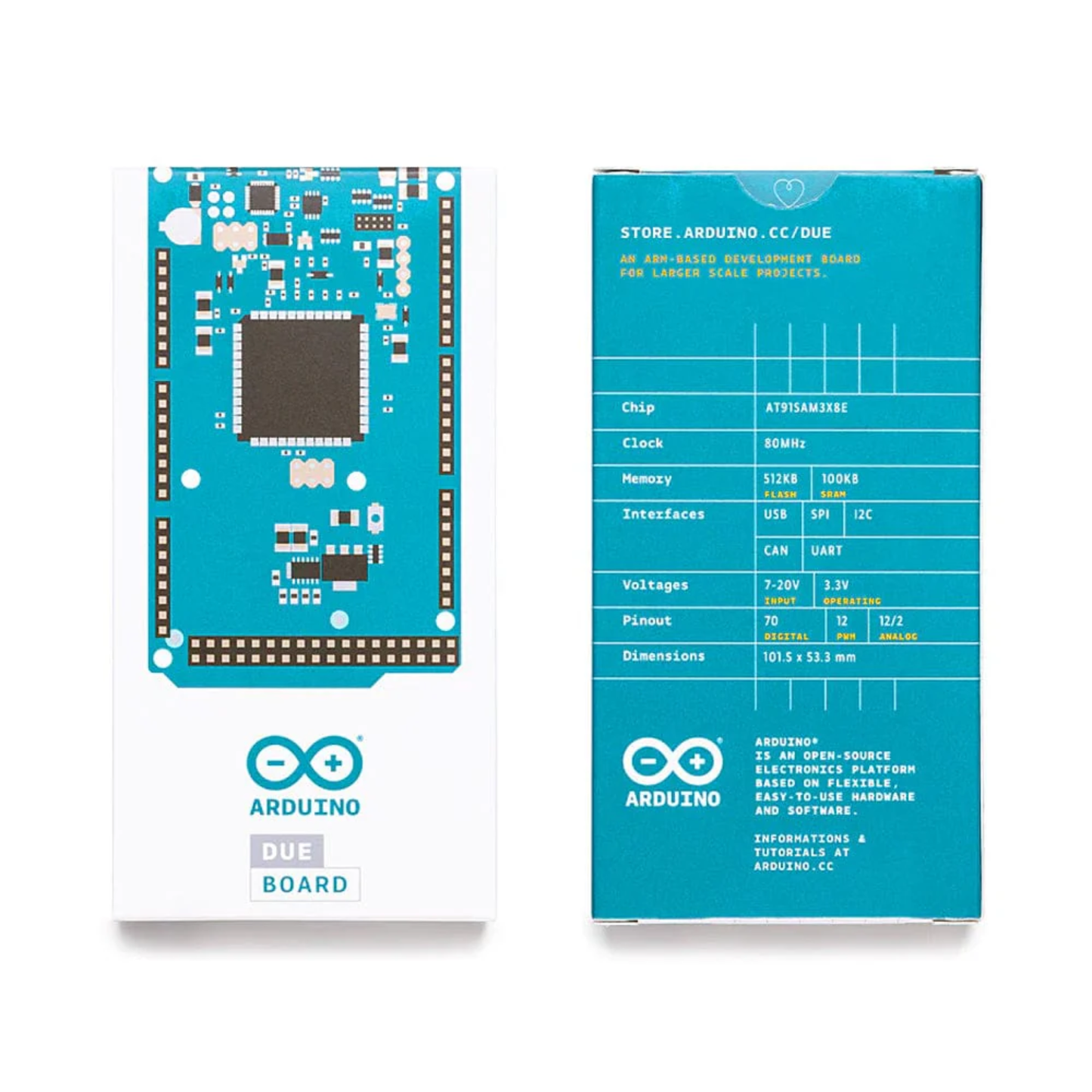 Official Arduino Due Board 32-bit ARM Cortex-M3 Microcontroller Board For Advanced Projects