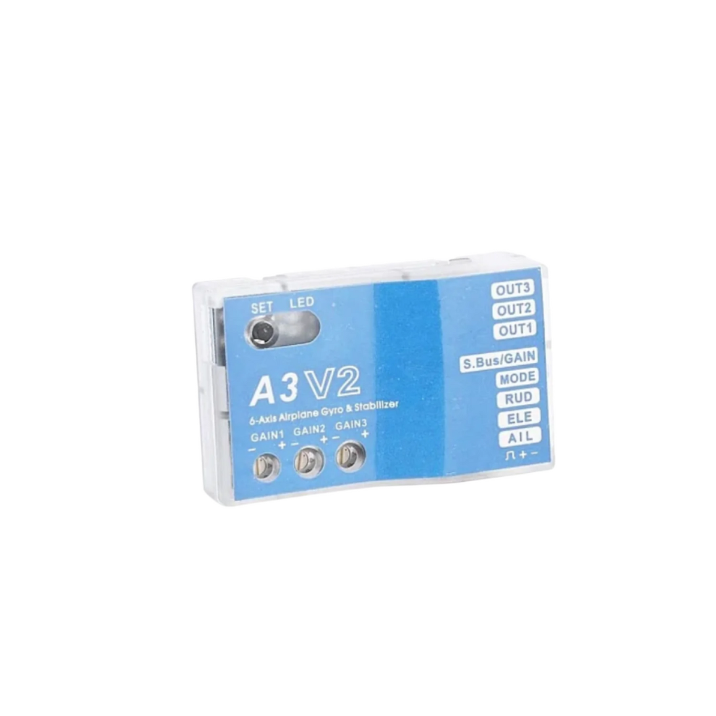 ReadytoSky A3 V2 Flight Controller 6 Axis Gyro Airplane Flight Controller Stabilizer For RC Plane Fixed-Wing Copter
