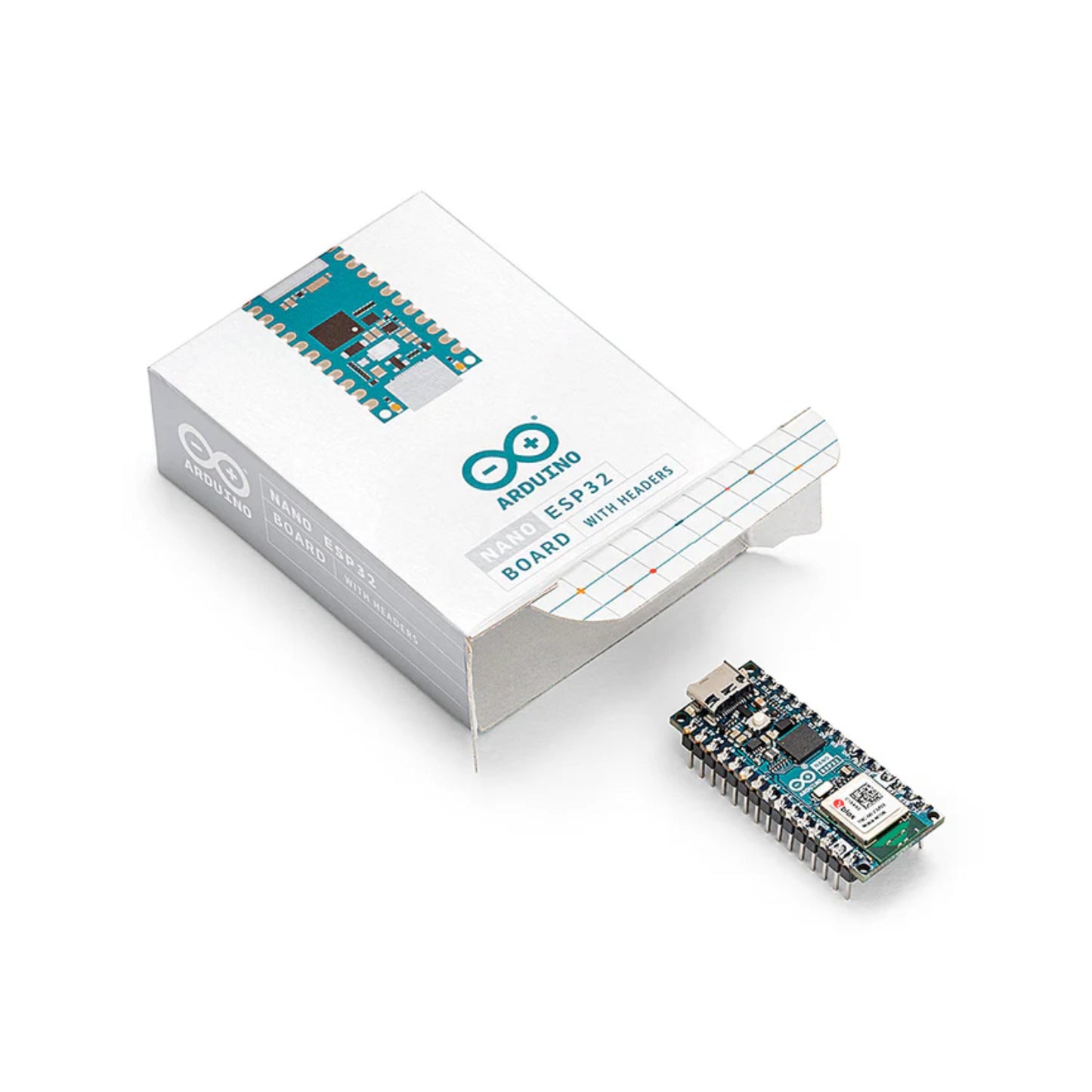 Official Arduino Nano ESP32 IoT Board with Headers Built-in Wi-Fi, Bluetooth & MicroPython Support Ideal For Smart Home & Wearable Projects