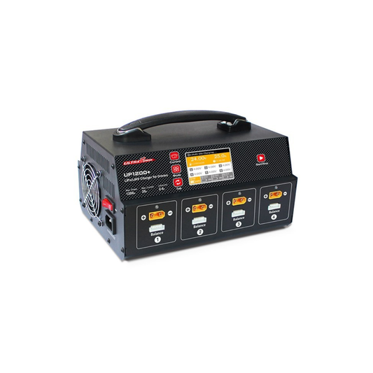 UltraPower UP1200+ 1200W UAV Charger 1200W 25A 8-Channel Smart UAV Drone Battery Charger For 2-6S LiPo/LiHV With LCD Display