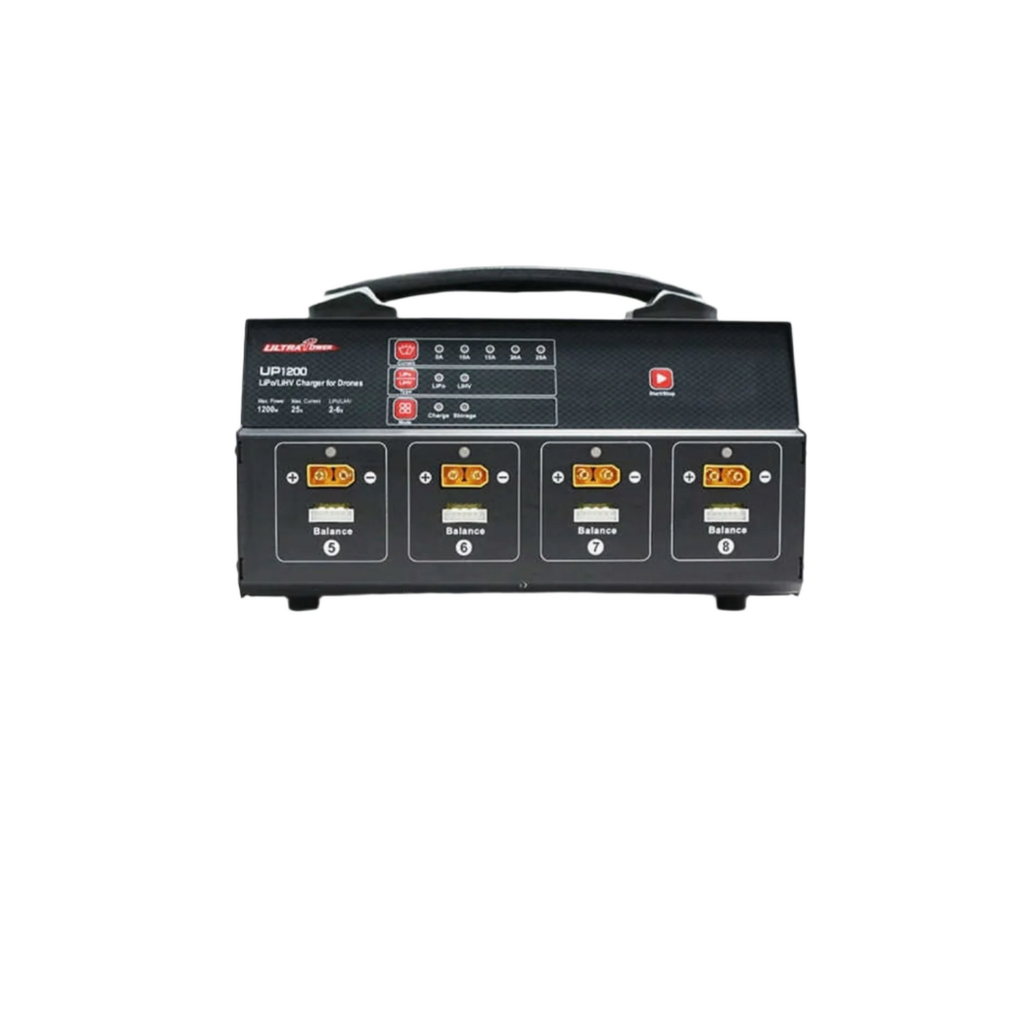 UltraPower UP1200 1200W 8CH Drone Battery Charger 25A Fast Charging For 2-6S LiPo Batteries UAV Multi-Battery Smart Charger