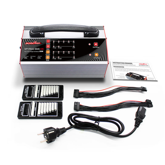 UltraPower UP1200AC DUO Battery Charger 2X600W 15A Smart Charger For 6-12S LiPo/LiHV UAV Drone Batteries Dual Channel High-Performance AC/DC Balance Charger