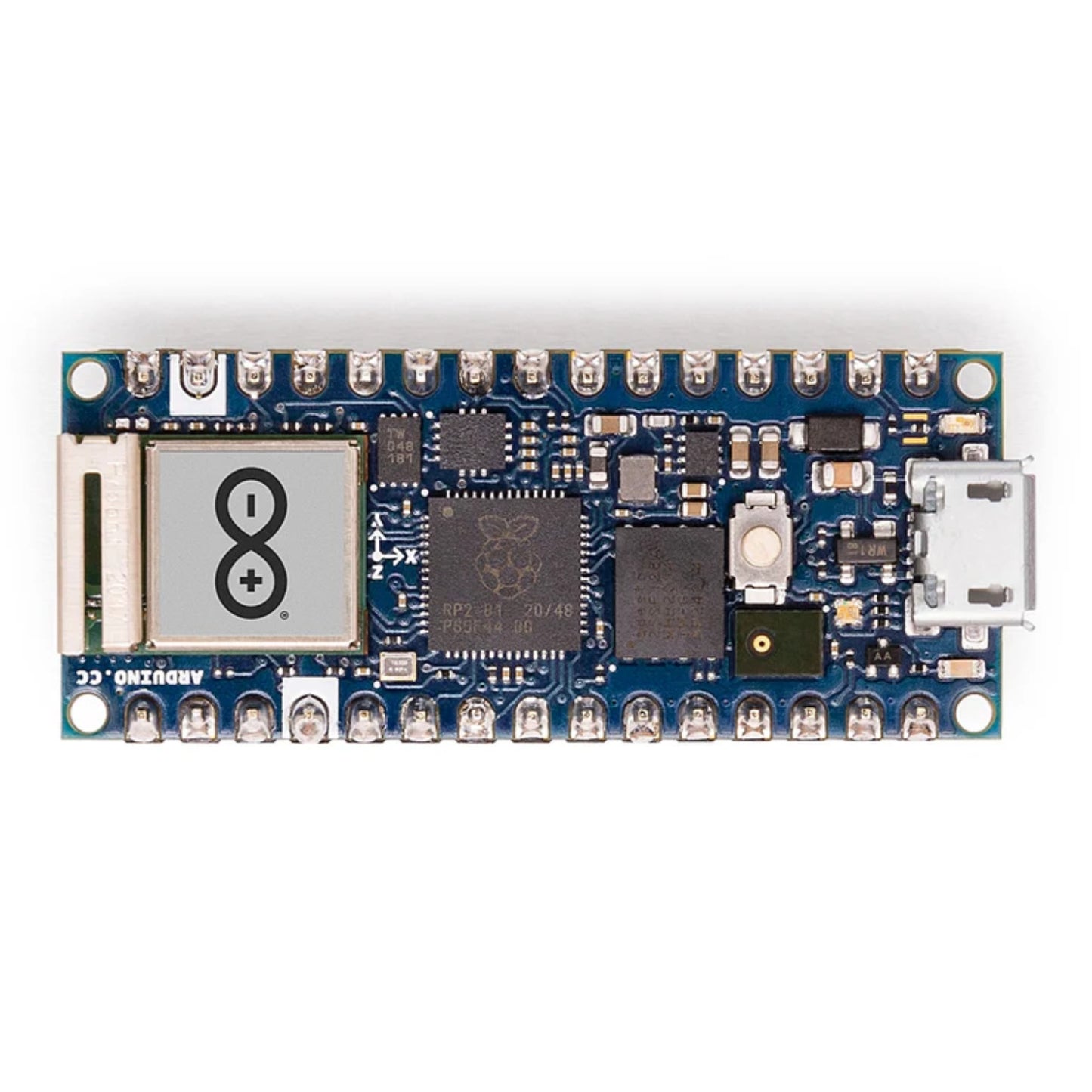 Official Arduino Nano RP2040 Connect with Pre-Soldered Headers Powerful RP2040, Wi-Fi, Bluetooth, Microphone & IMU For IoT & Embedded Projects