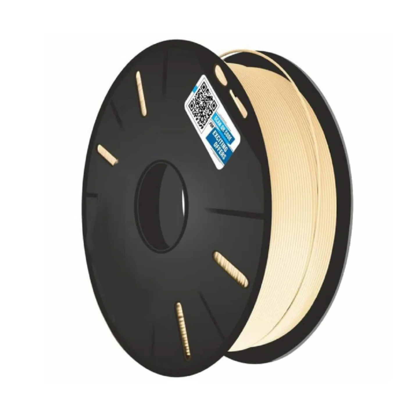 Ultra Light PLA+ 3D Printer Filament 1kg Spool Dimensional Accuracy Most FDM Printers - Natural White - RS7189