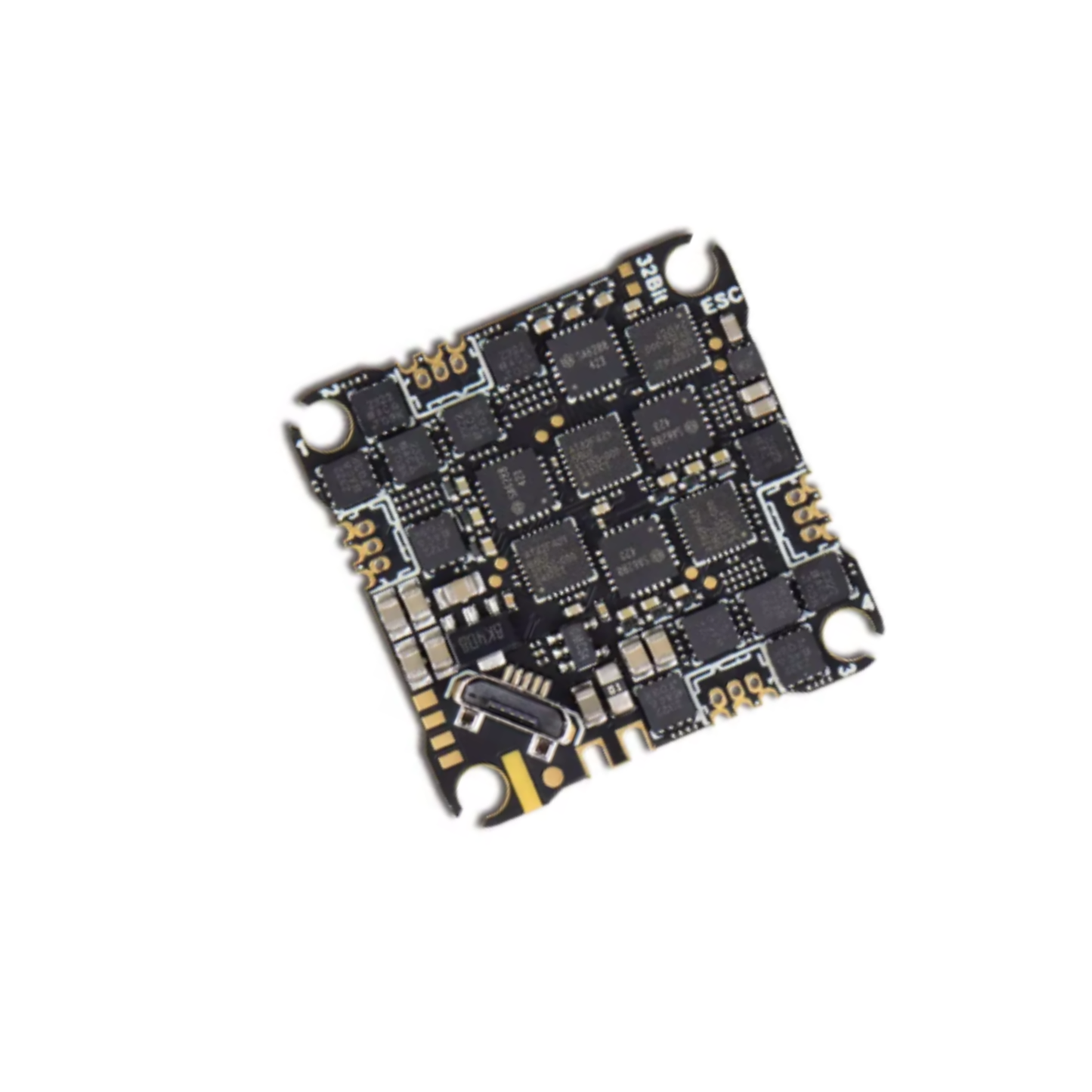 JHEMCU GHF435AIO 20A AIO Flight Controller 2-4S With OSD, Barometer, GPS, 16 MB Blackbox, and ELRS 2.4 G CRSF For FPV drones