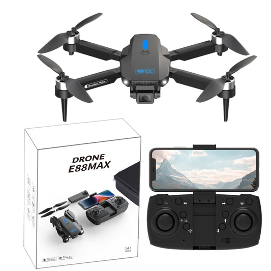 E88 Max Drone – Foldable HD Dual Camera WiFi FPV Quadcopter with 20 min Flight Time - RS8720