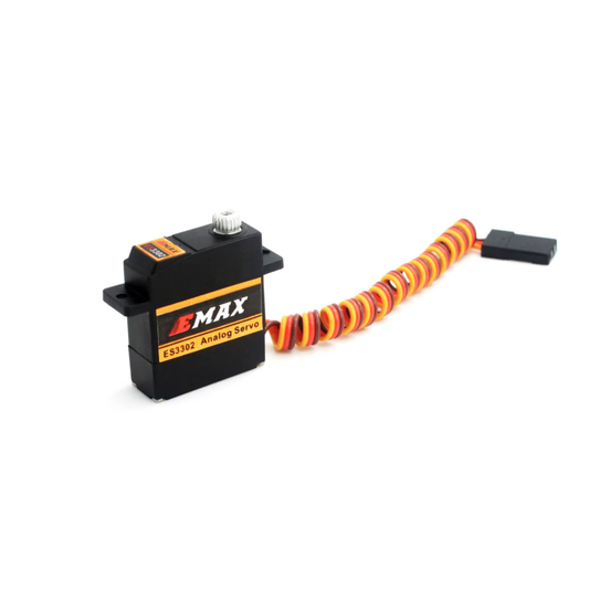 EMAX ES3302 12.4g Mini Metal Gear Analog Servo High Torque Lightweight Servo For RC Airplane Glider Fixed Wing Models (Original)- RS4904