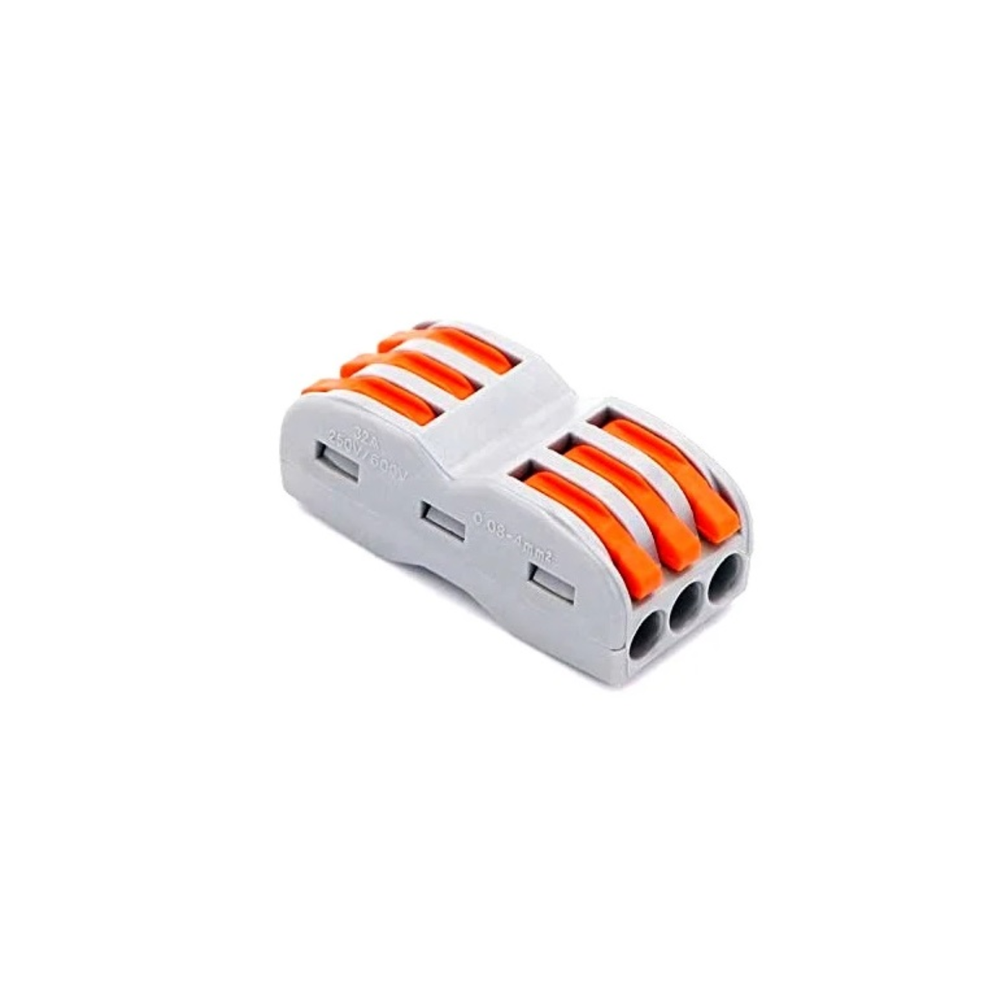 CH-813 3 Pole Wire Connector Terminal Block with Spring Lock - RS3196