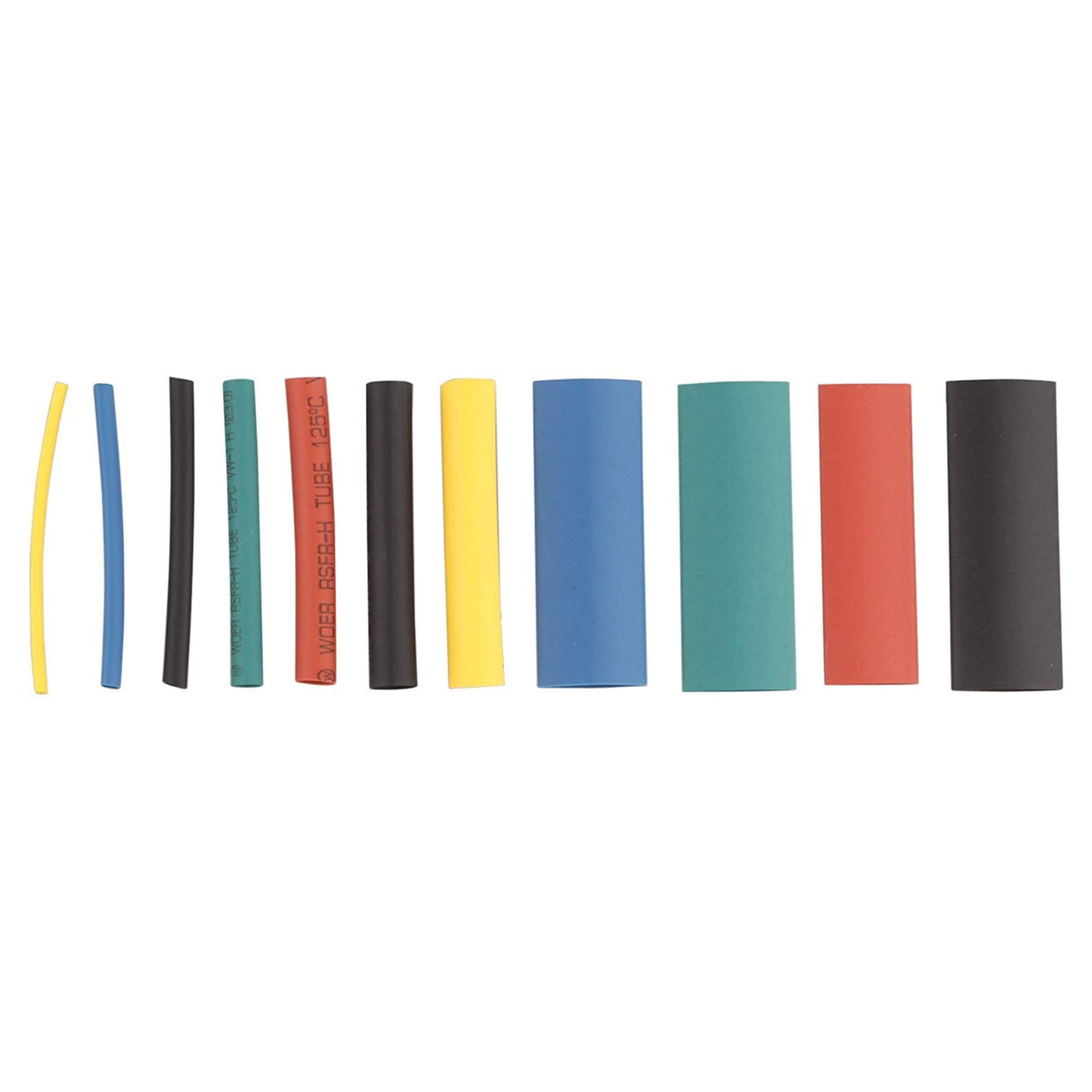 5 Colors PVC Heat Shrink Tubing Kit