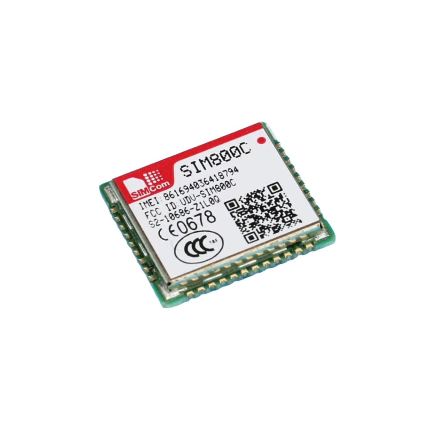 SIM800C GSM GPRS Module 4G LTE IoT Module Quad-Band GSM/GPRS/GNSS Module For Embedded Systems and IoT Projects - RS5601