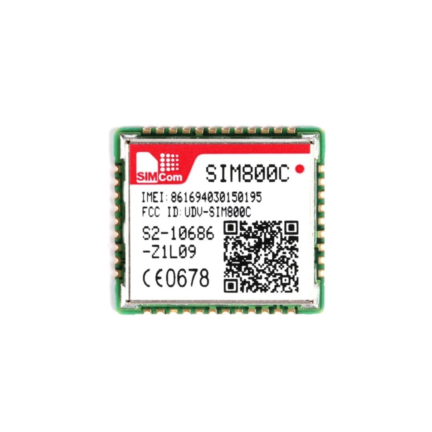 SIM800C GSM GPRS Module 4G LTE IoT Module Quad-Band GSM/GPRS/GNSS Module For Embedded Systems and IoT Projects - RS5601