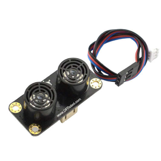 DFRobot Gravity: URM09 Analog Ultrasonic Sensor For 2cm to 500cm Fast-Ranging Obstacle Avoidance Applications Sound Sensor Ultrasonic Distance And Level Measurement Sensor Rangefinder Sensor Module