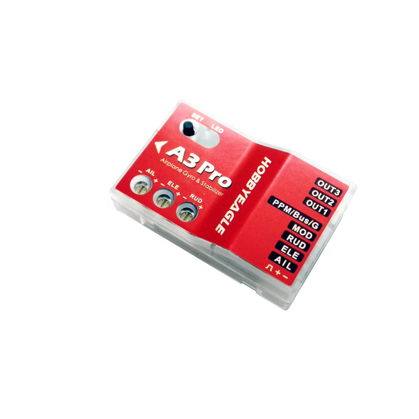 Hobby Eagle A3 Pro Flight Controller 6-Axis Gyro Stabilizer System For RC Airplane Fixed-Wing Copter