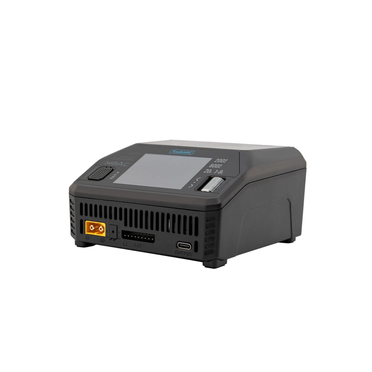 ToolkitRC M8AC Battery Charger 200W 600W 20A 1-8s AC/DC Smart Charger With Color Screen and Dual Input For RC LiPo LiHV LiFe Lilon NiMH Battery