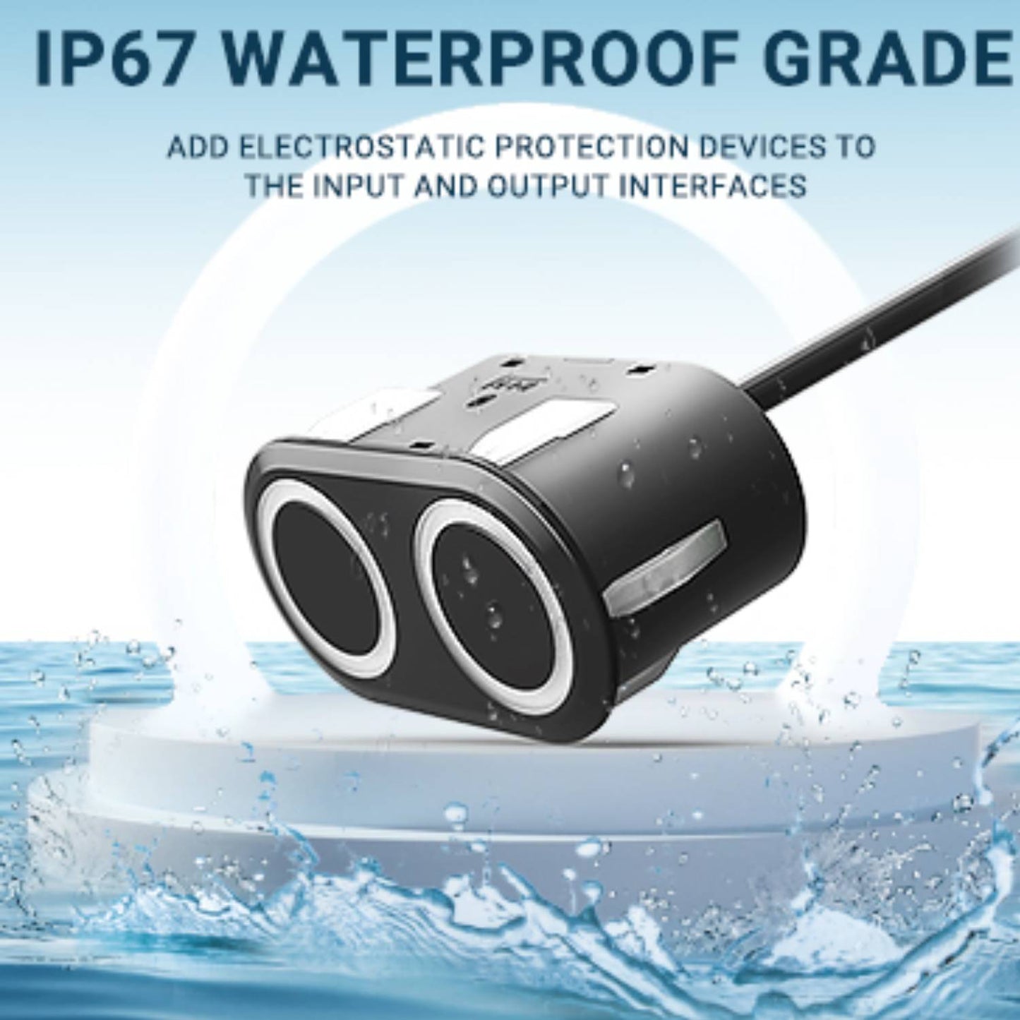 DYP-A21AYYMW V1.0 PWM Ultrasonic Distance Sensor 3–500cm Long Range