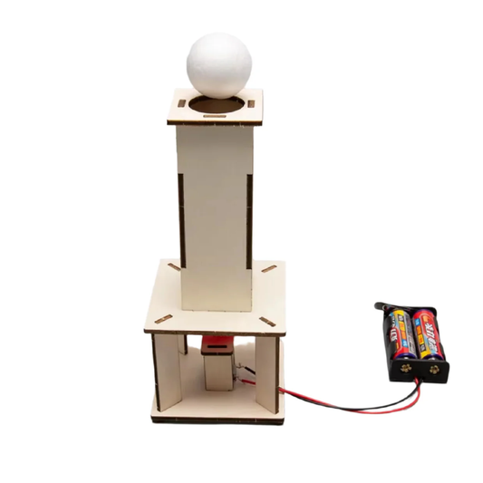 Wooden Electric Air Suspension ball Kit Model Kids Science Toy Technology Physics Bricks Kit Learning Educational Toys For Children NO BATTERY - RS6435