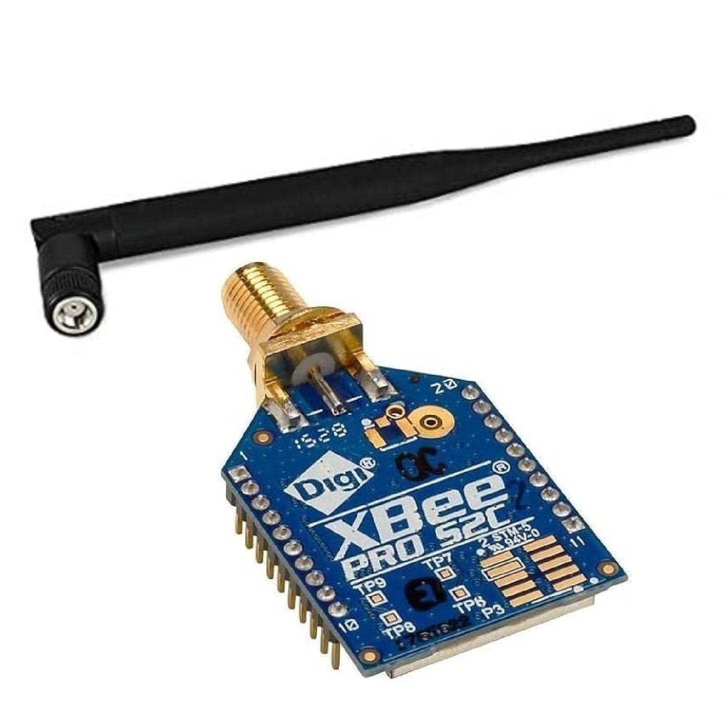 Zigbee XBee Pro S2C Zigbee Module 63mW 3Km+ Range Zigbee S2C Module With 3.2dBi Antenna XBee Pro S2C Zigbee Module For Boost Your Zigbee Network - RS3071