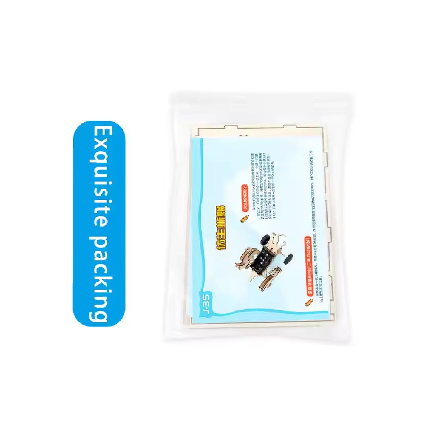 Wooden Bionic Lizard STEM Kit DIY Lizard Robot Kit Create Your Own Robotic Creature Bionic Lizard Toy For Preschool Interactive Science Toy For Kids - RS6373