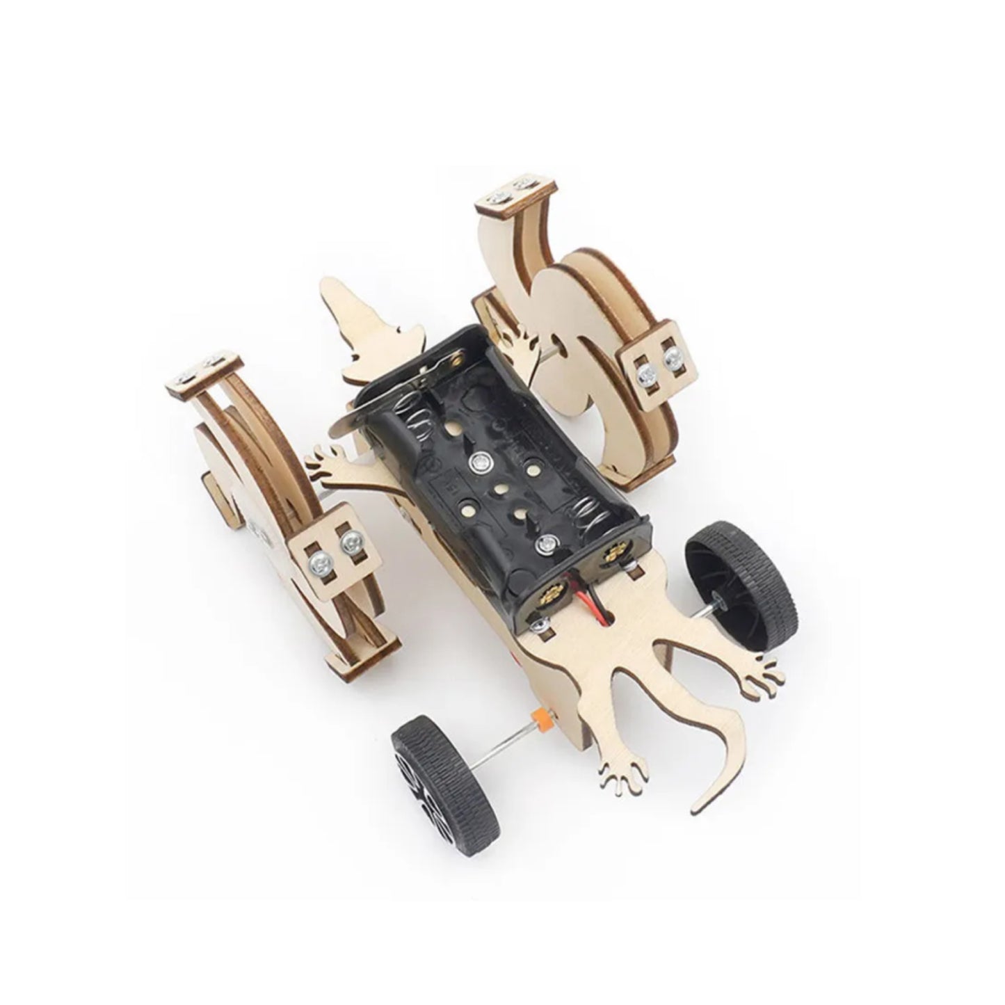 Wooden Bionic Lizard STEM Kit DIY Lizard Robot Kit Create Your Own Robotic Creature Bionic Lizard Toy For Preschool Interactive Science Toy For Kids - RS6373