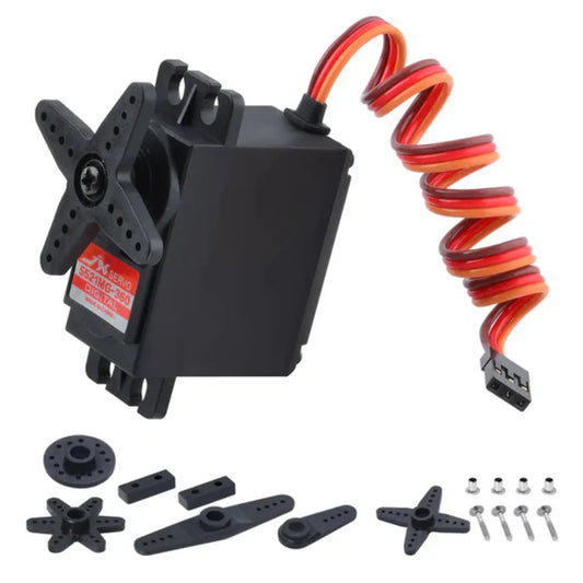 JX PDI-5521MG-360 20KG High-Torque Digital Servo 360° Continuous Rotation Digital Servo with Metal Gears for Robotics & RC Projects