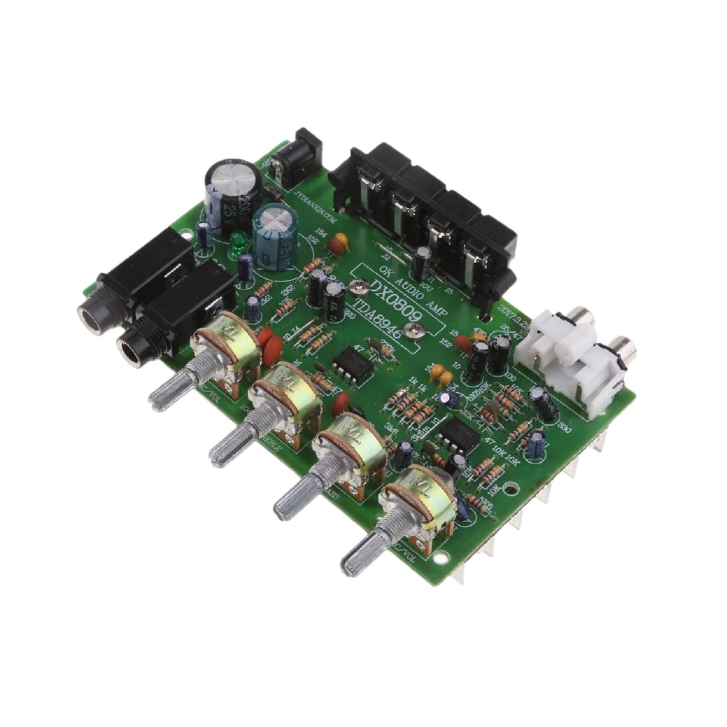 60W 12V Stereo Audio Amplifier Board Hi-Fi Digital Audio Amplifier With Volume Control DIY 60W Audio Amplifier kit Audio Amplifier Board With Volume Control Car Audio Amplifier High-Power Audio Amplifier Module - RS2548