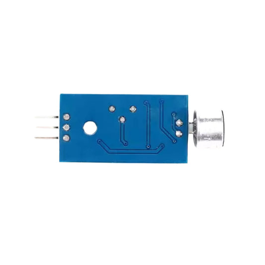 Noise Sensor Audio Detection Module Sound Activated Module PCB Sound-To-Voltage Converter Microphonic Sound Detector Module (Blue) - RS5047
