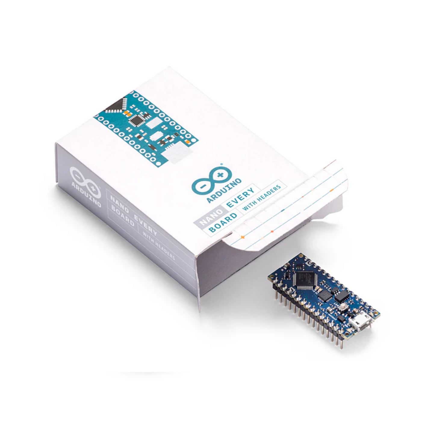 Official Arduino Nano Every Board With Pre-Soldered Headers