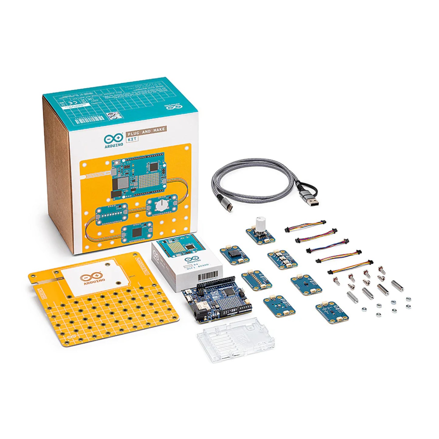 Official Arduino UNO R4 WiFi Plug and Make Kit