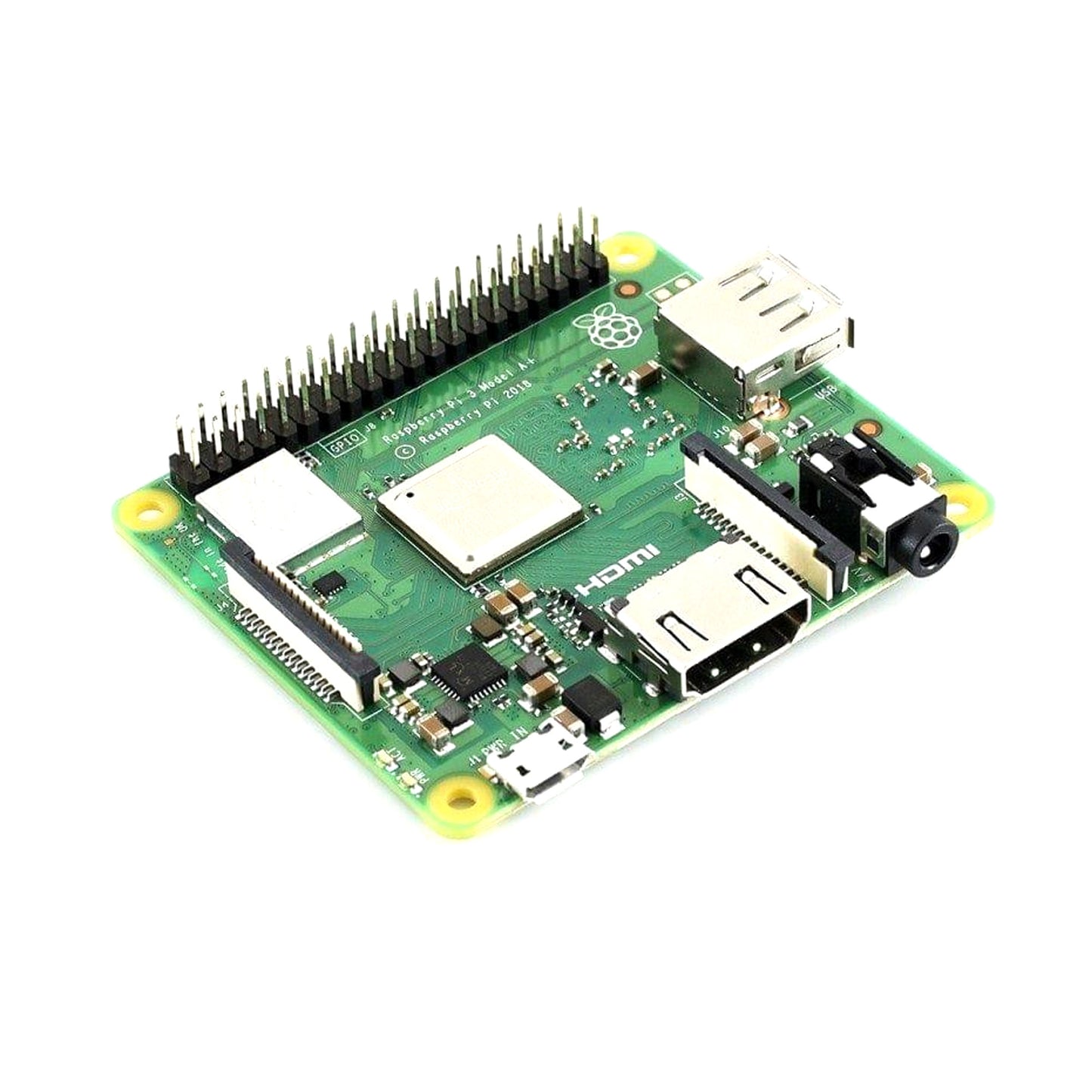 Raspberry Pi 3 A+ Pi 3 Model A Plus SBC Board Cortex A53-512 MB RAM India 2018 Model - REES52