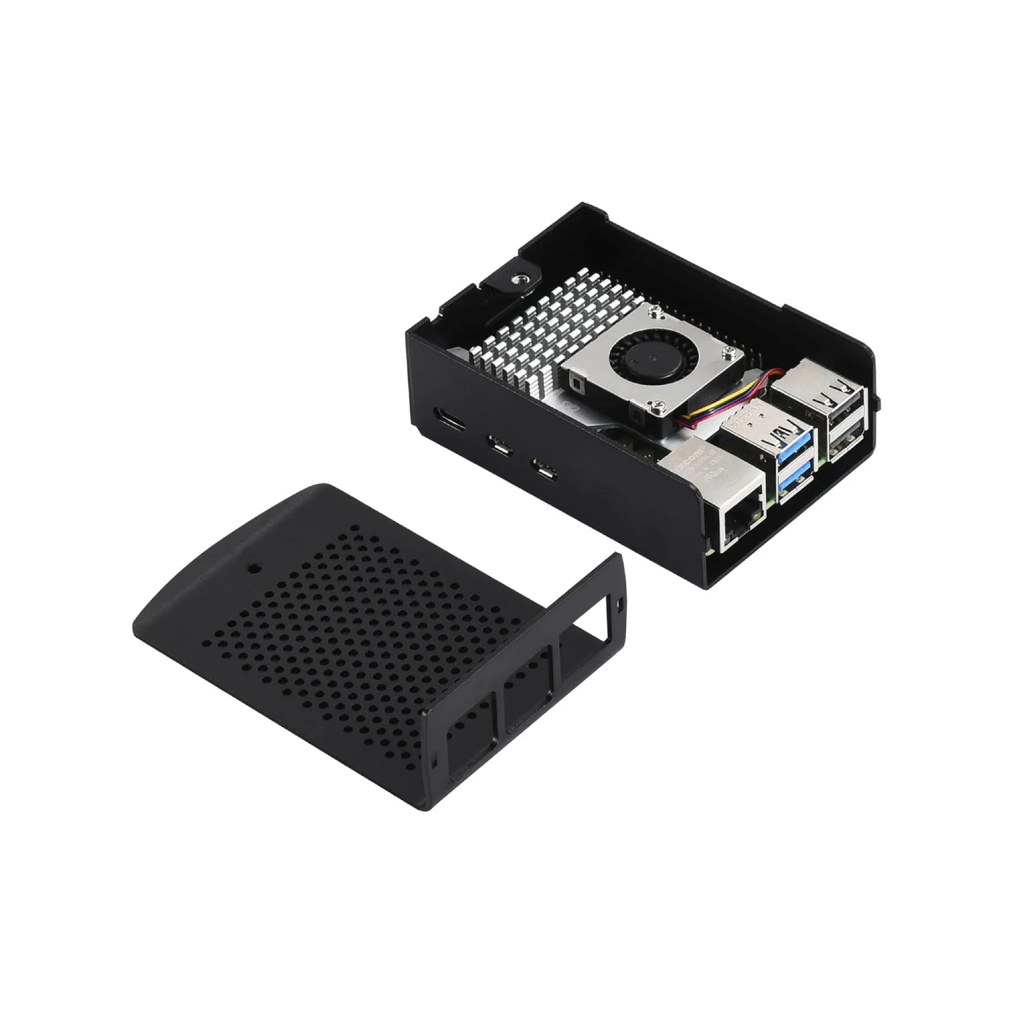 Raspberry Pi 5 Aluminum Case