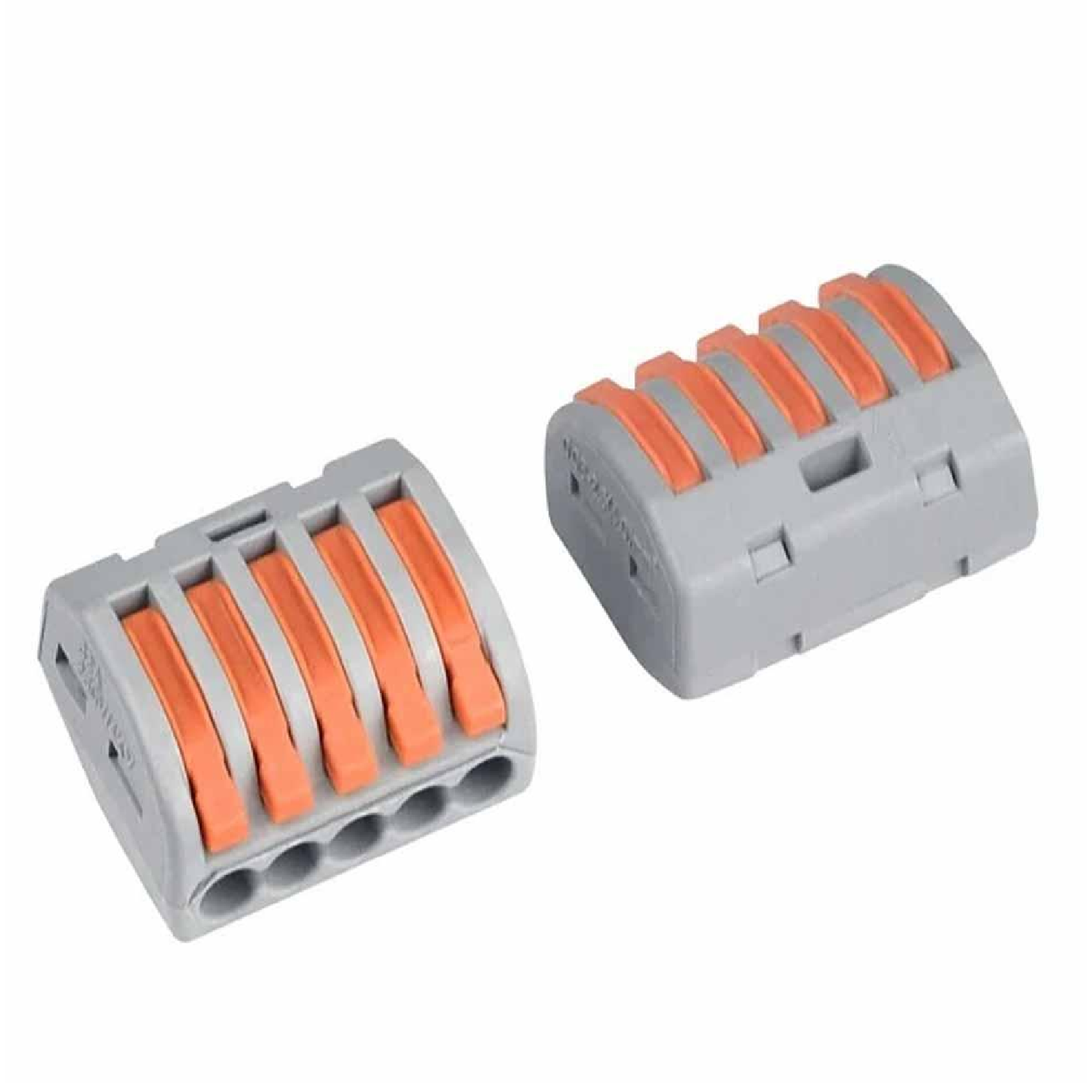 PCT-215 0.08-2.5mm 5 Pole Wire Connector Terminal Block with Spring Lock Lever for Cable Connection