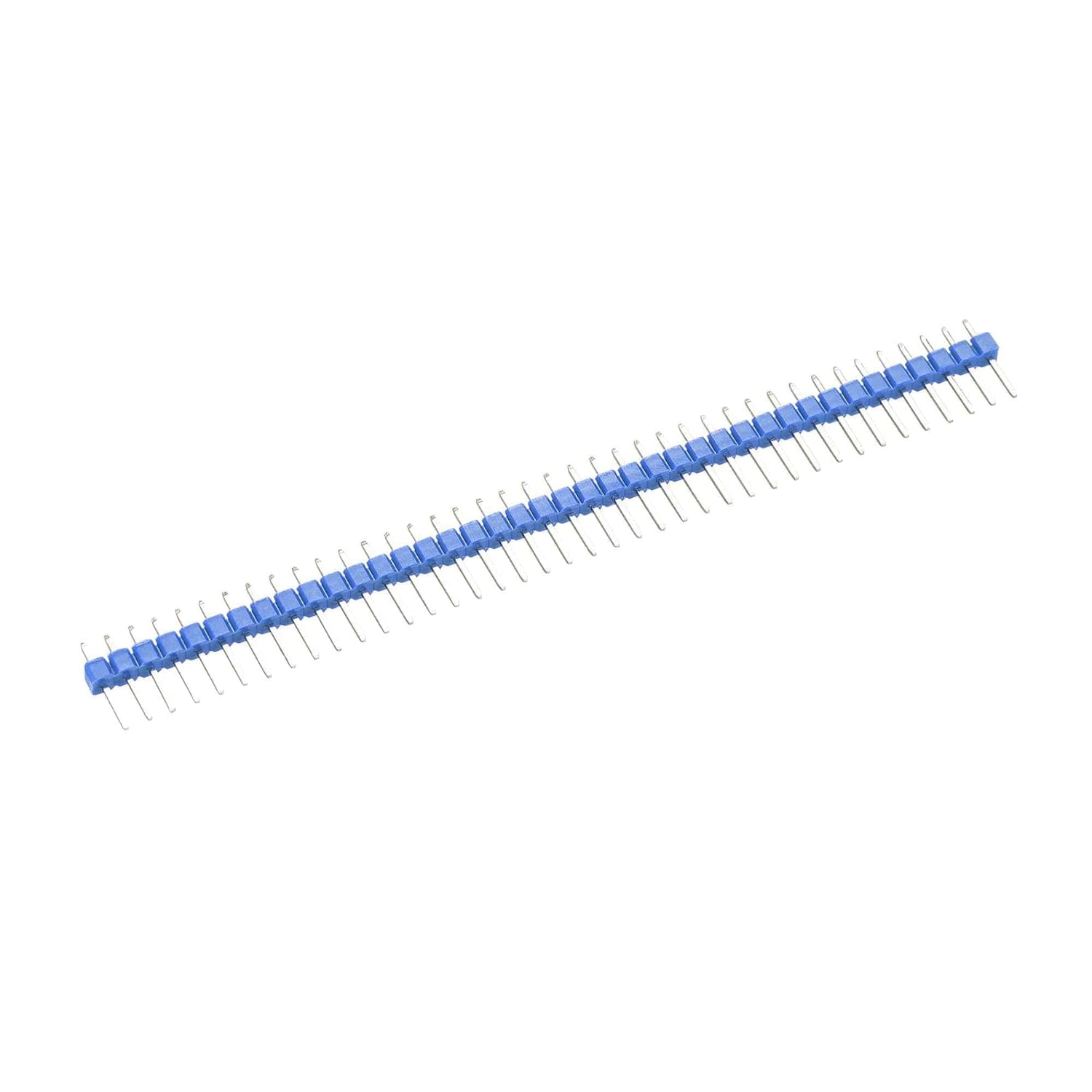 40 Pin Male Header 2.54mm 1×40 Pin - Blue