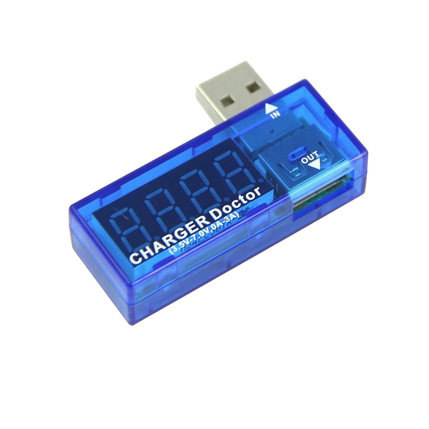 USB Charger Doctor Inline Voltmeter and Ammeter Power Capacity Tester Meter - RC013/RS5452 - REES52