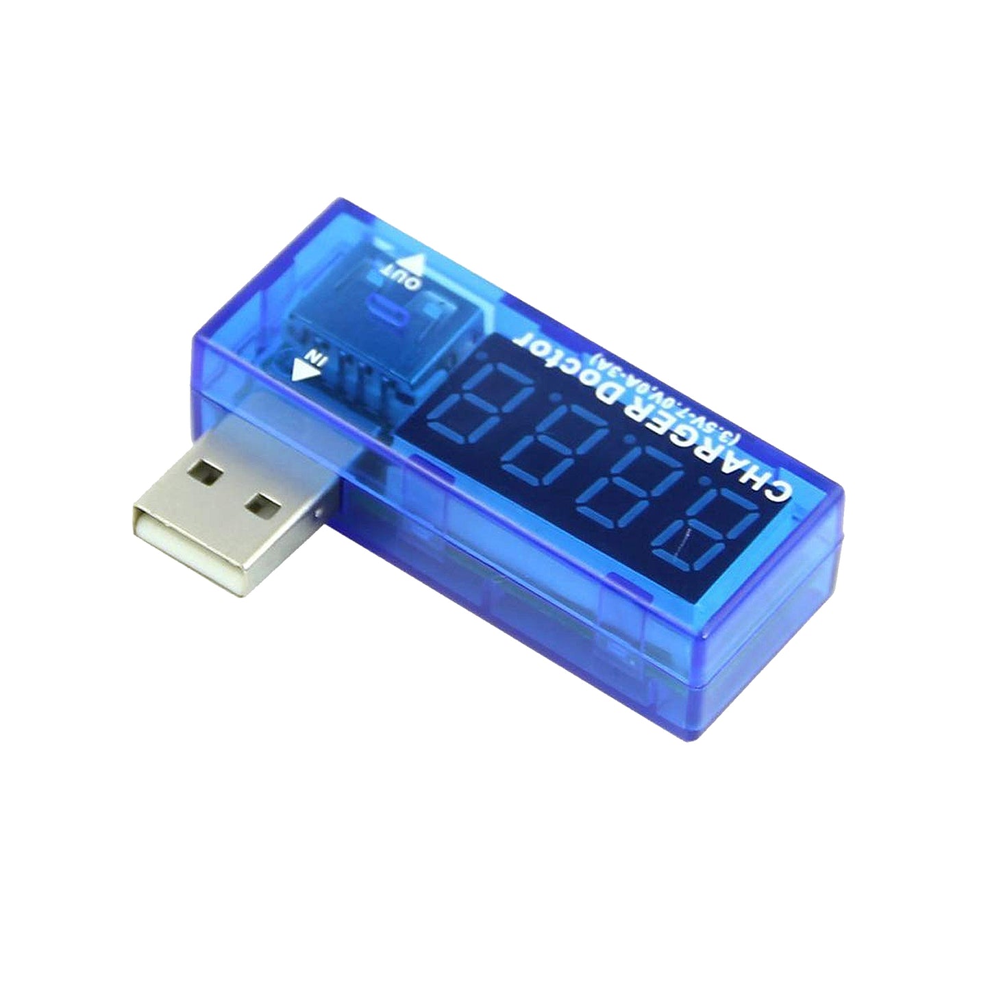 USB Charger Doctor Inline Voltmeter and Ammeter Power Capacity Tester Meter - RC013/RS5452 - REES52