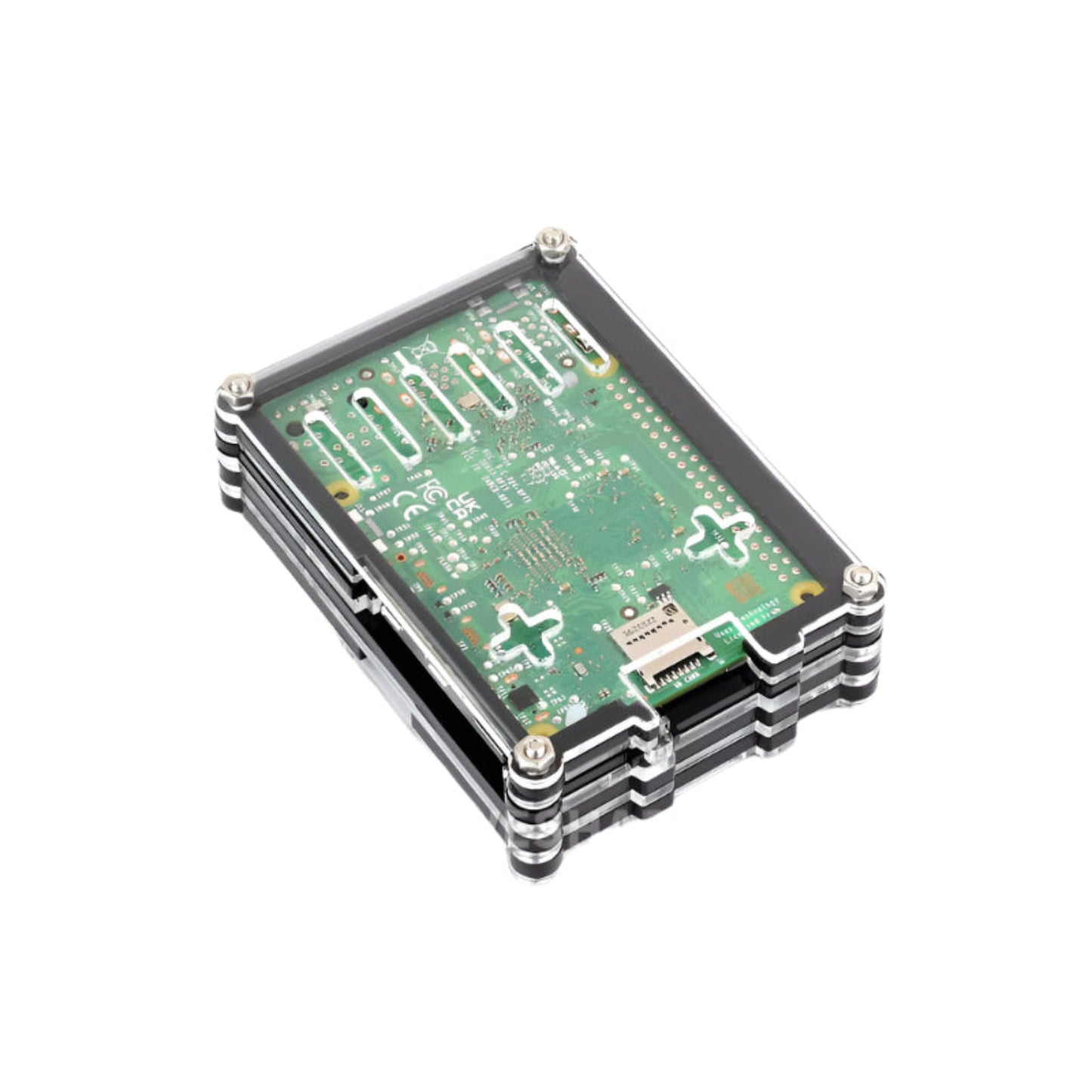 Raspberry Pi 5 Transparent & Acrylic Case