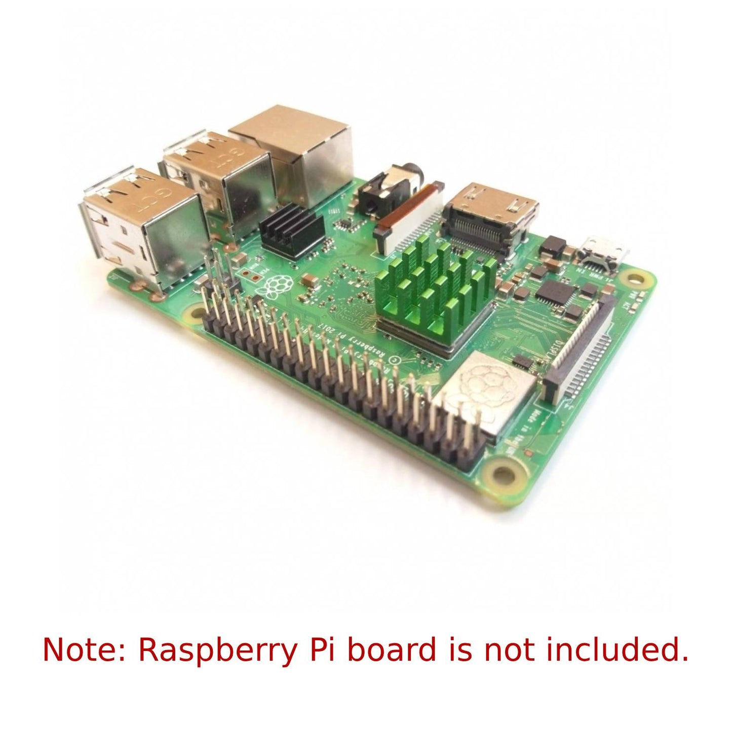 Raspberry Pi Heatsink Set 3-in-1 Heatsinks Pi Heatsink Kit Cooling Heatsink Set for Raspberry Pi 2/ Pi 3/ Pi 4 Model B/B+ - RS099