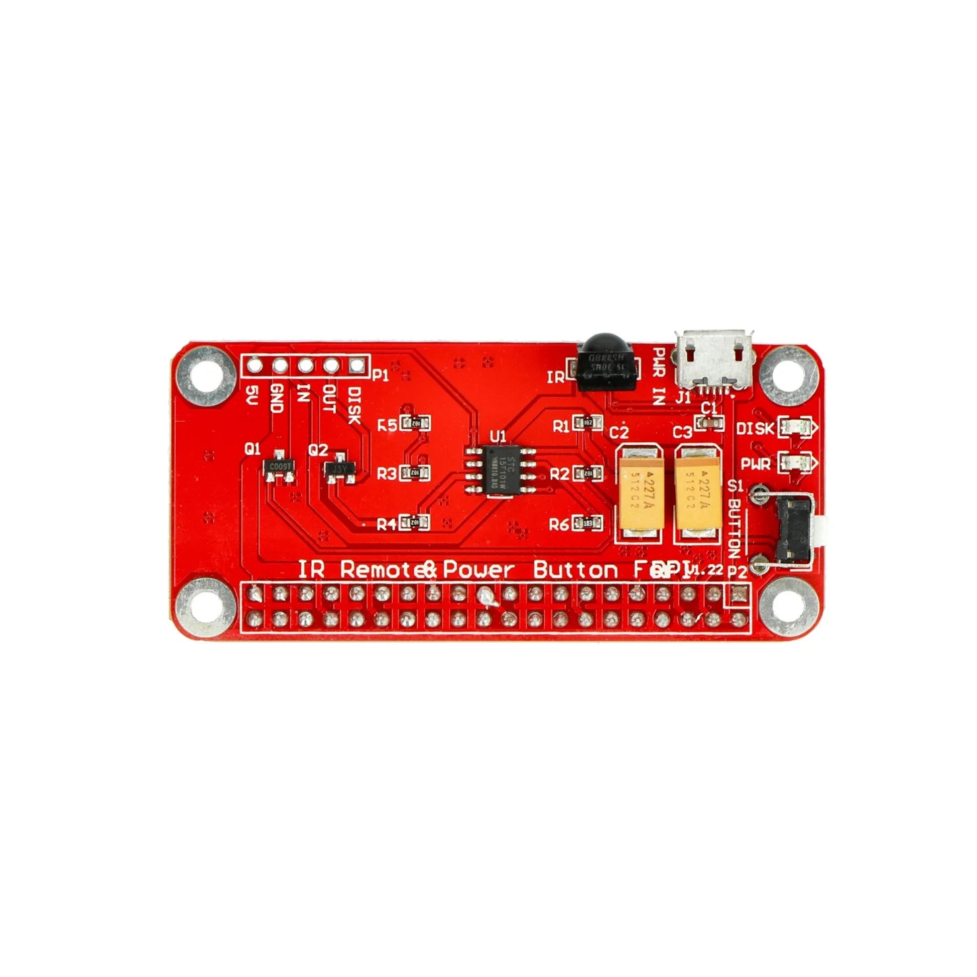 IR Remote Control Switch Power Button Module For Raspberry Pi Raspberry Pi 3 2 Model B Pi B+ A+ Zero, Remote Control Module - RS1016 - REES52