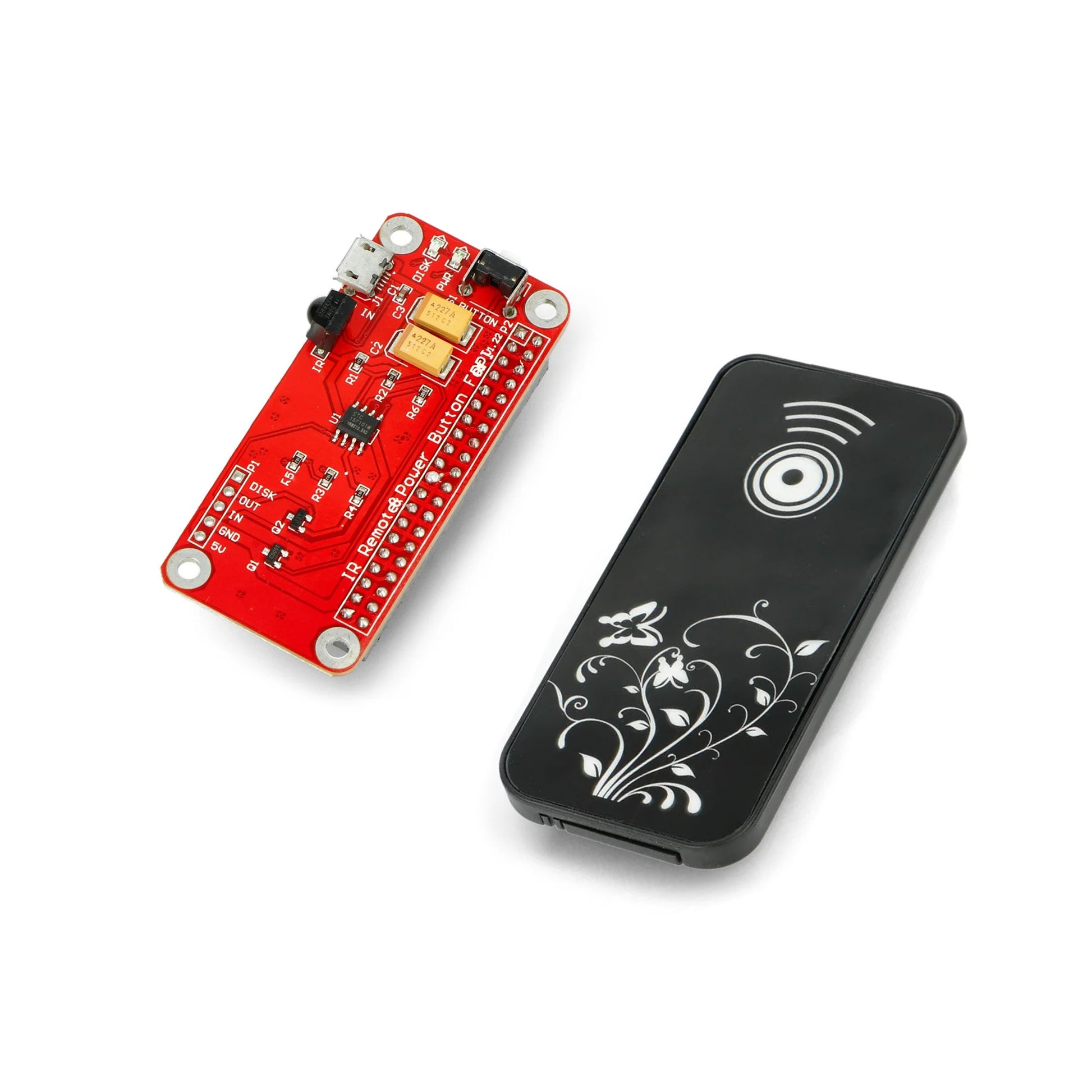 IR Remote Control Switch Power Button Module For Raspberry Pi Raspberry Pi 3 2 Model B Pi B+ A+ Zero, Remote Control Module - RS1016 - REES52