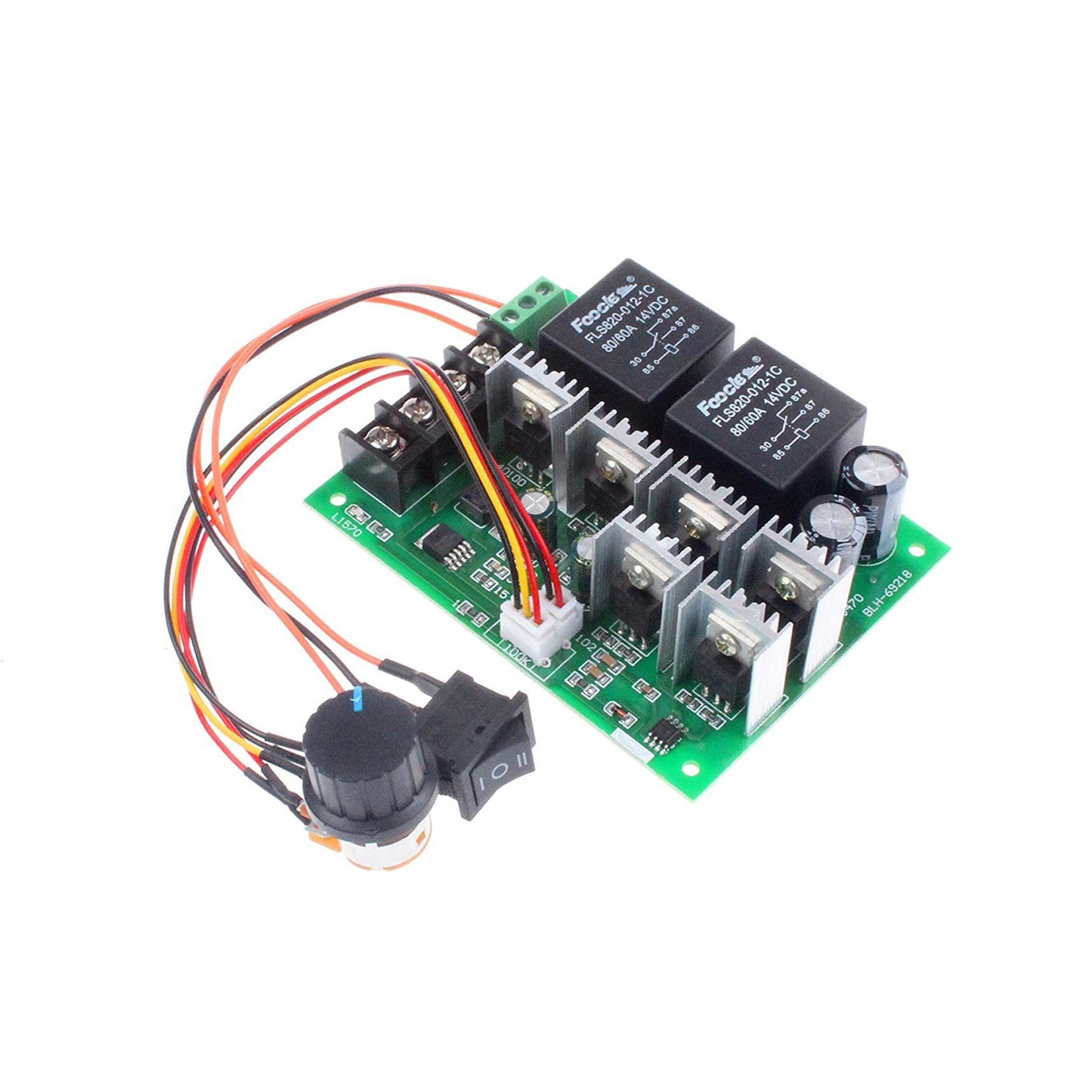 PWM Speed Controller PWM Electronic Governor 40A DC 10V-50V 12V / 24V / 36V / 48V Brushed DC Motor Controller Switch - RS1082 - REES52