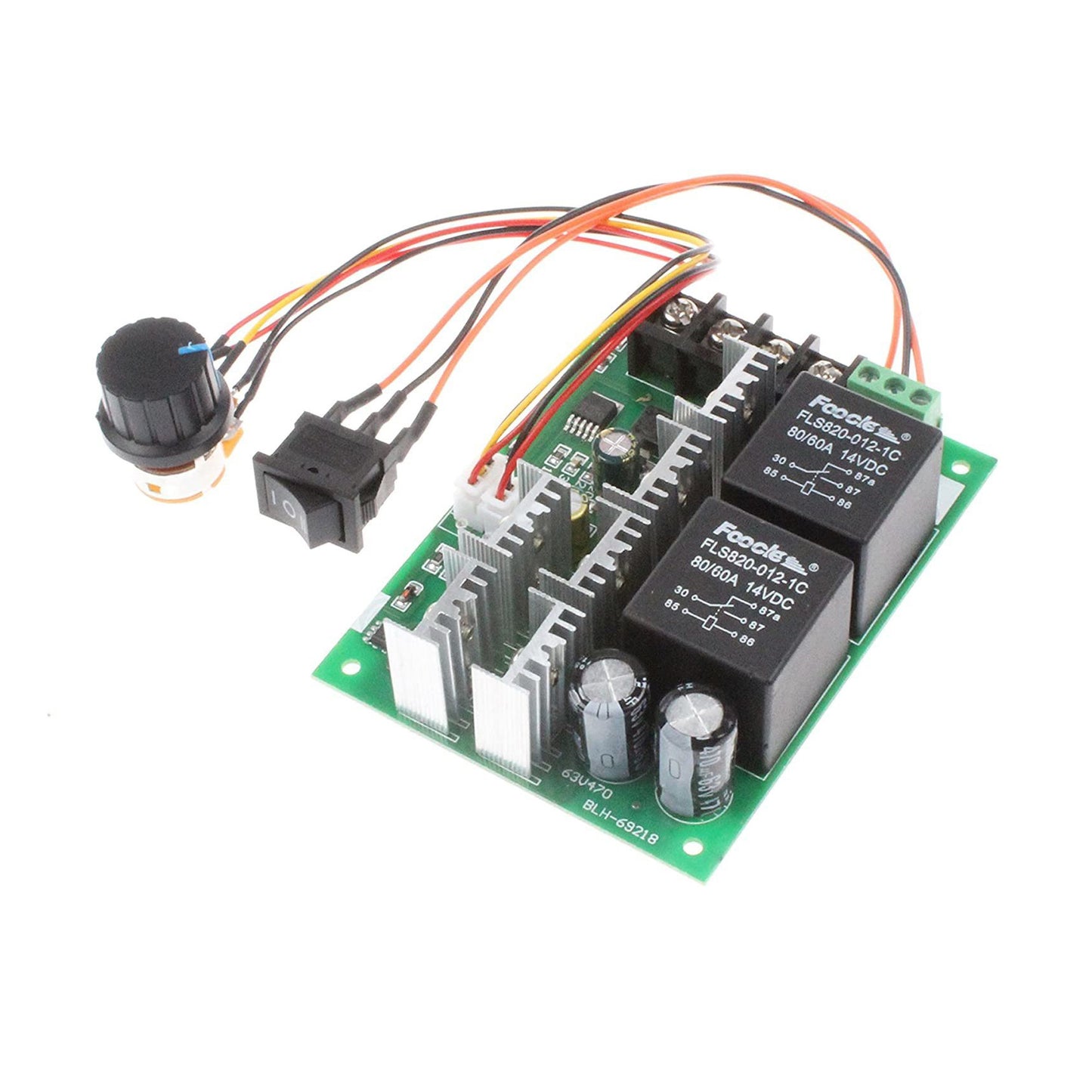 PWM Speed Controller PWM Electronic Governor 40A DC 10V-50V 12V / 24V / 36V / 48V Brushed DC Motor Controller Switch - RS1082 - REES52