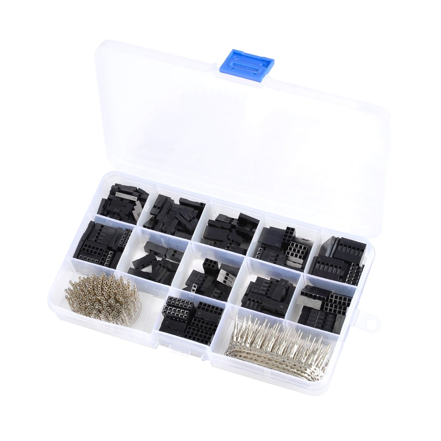 620Pcs 2.54mm Housing Connector Dupont Connector Male Female Crimp Pins Adaptor Assortment JST Connector Kit - RS1136 - REES52