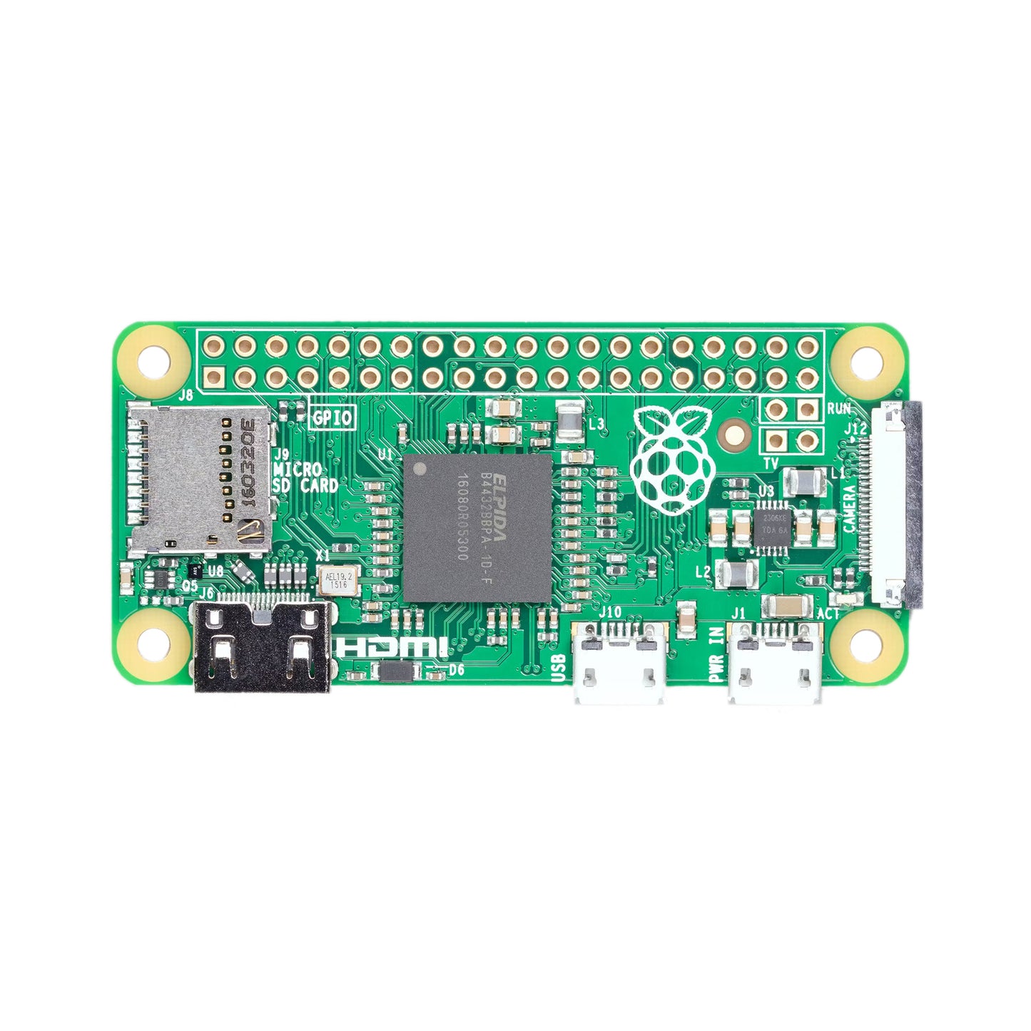 Raspberry Pi Zero V1.3 Single-Core CPU Support Micro USB Power, Camera And Micro SD Card - RS1402 - REES52